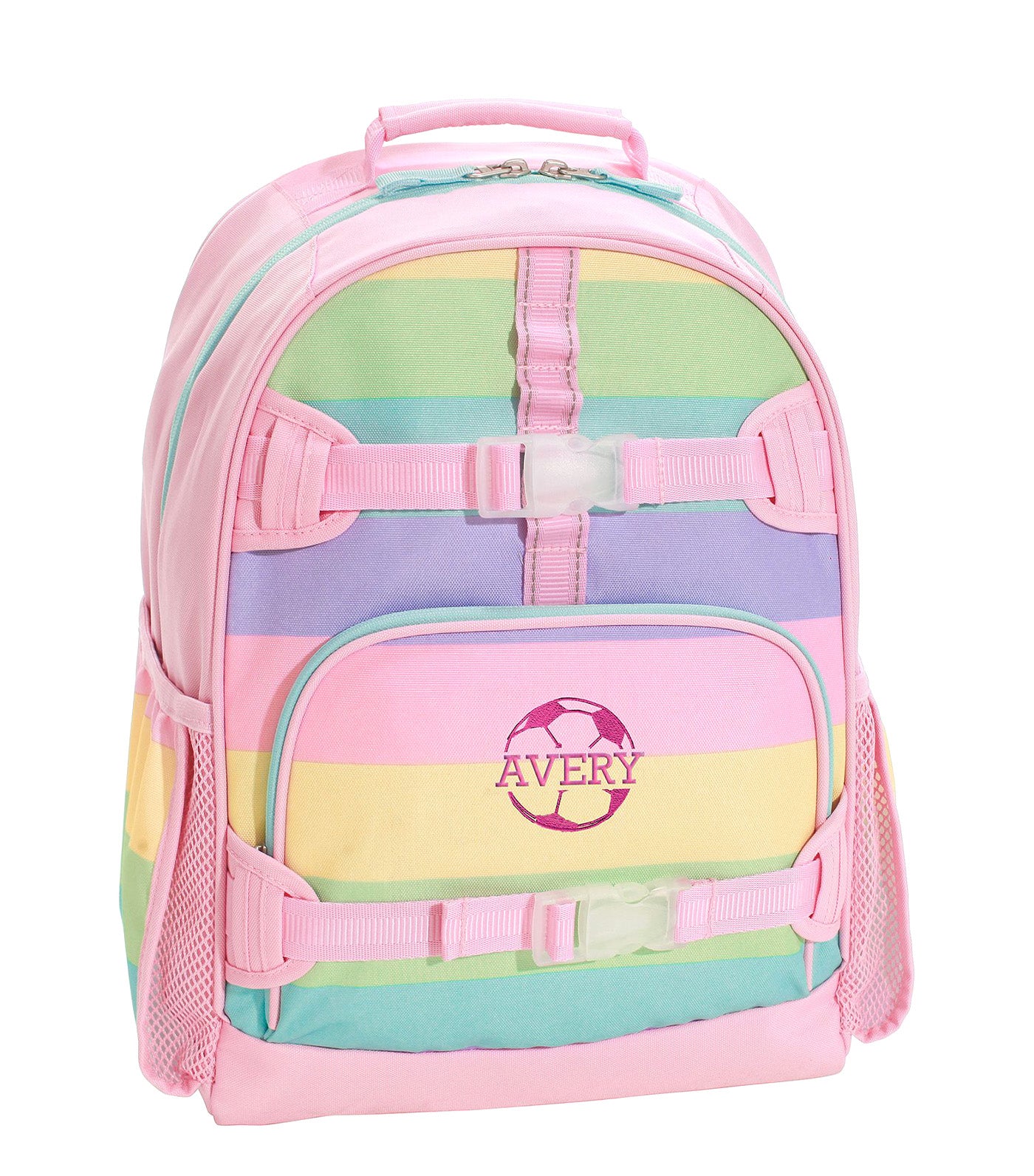 Mackenzie Pastel Multi Stripe Backpacks - Small