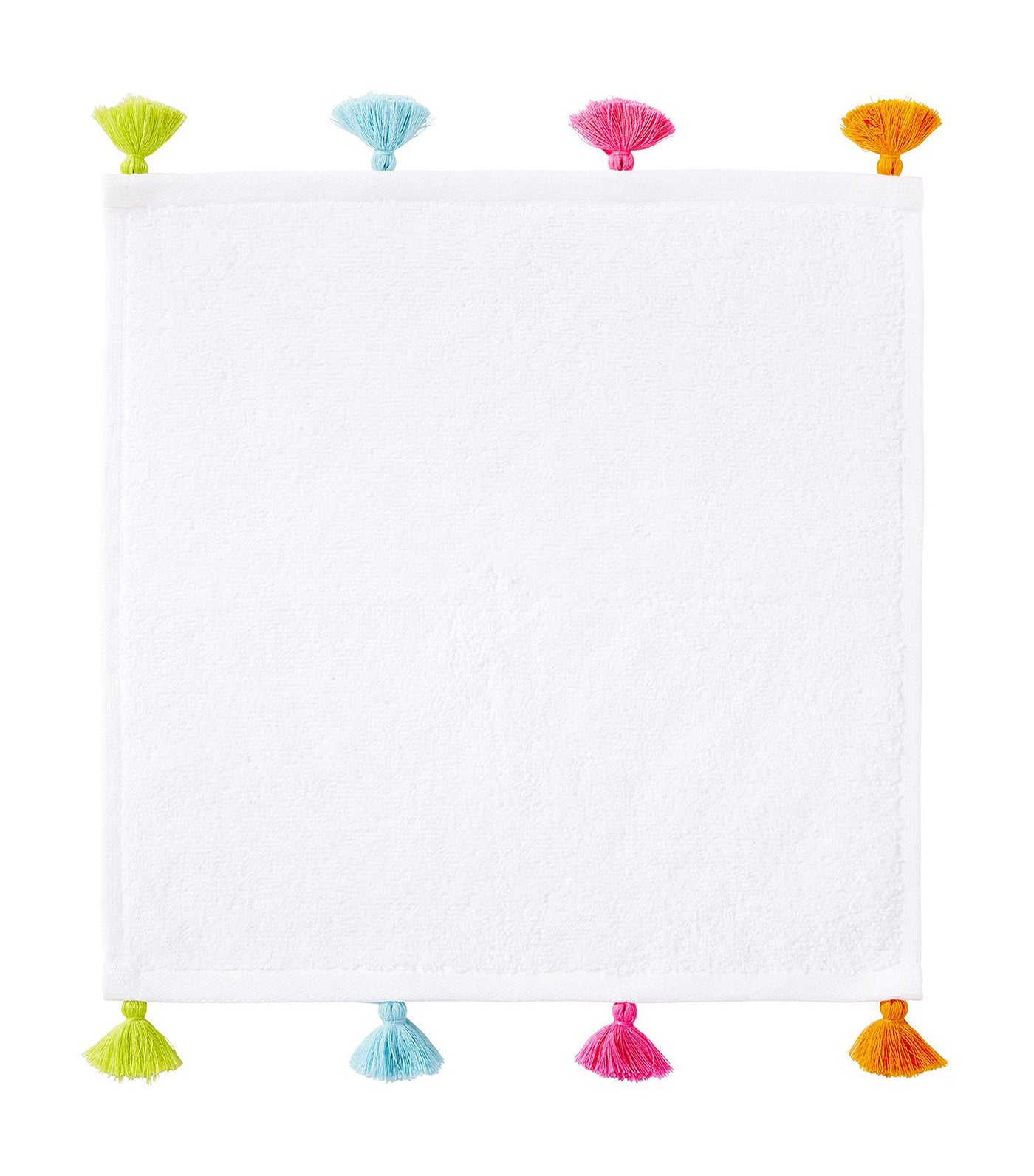 Quick Dry Tassel Bath Collection - Washcloth