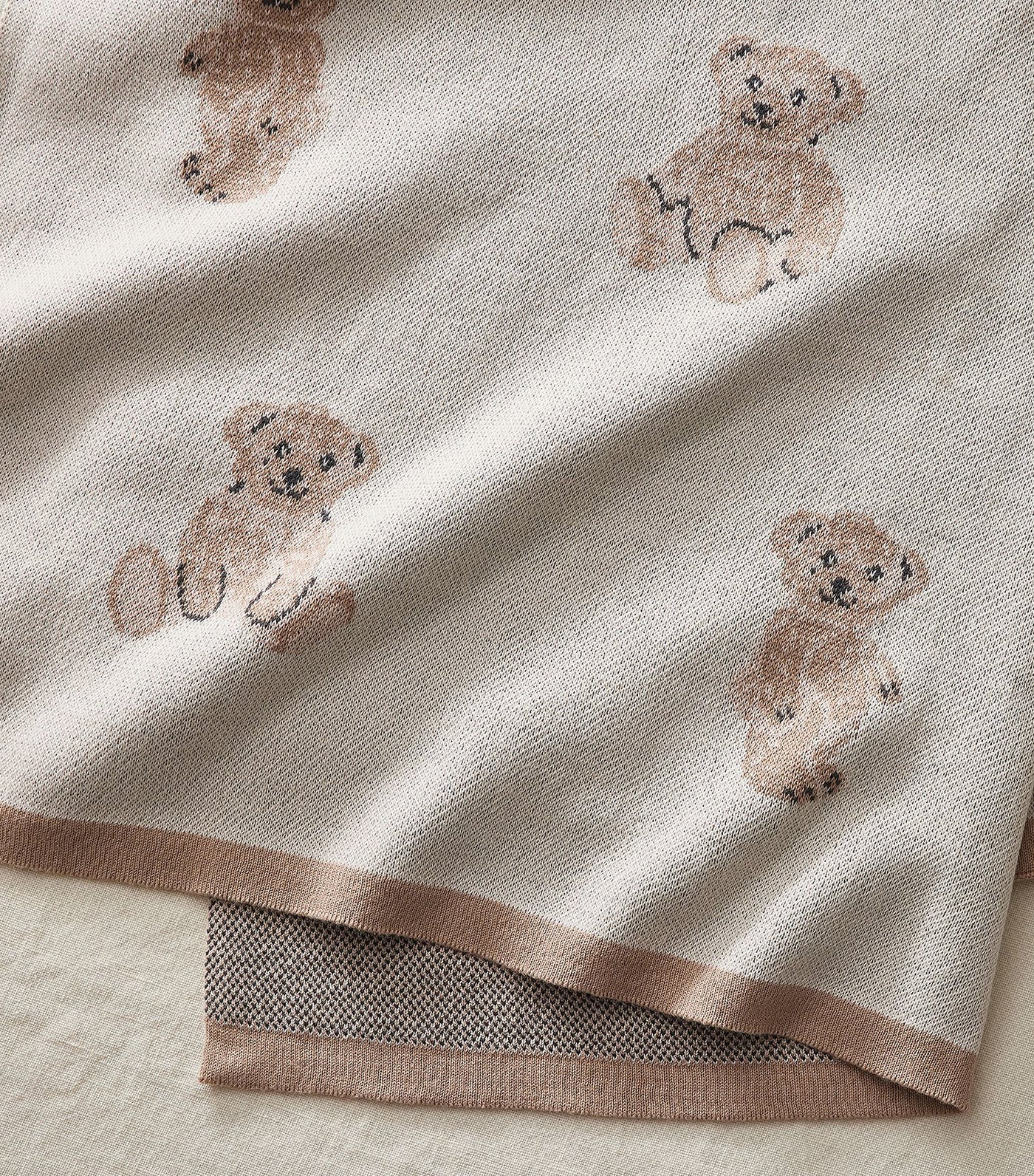 St. Jude Teddy Bear Intarsia Baby Blanket