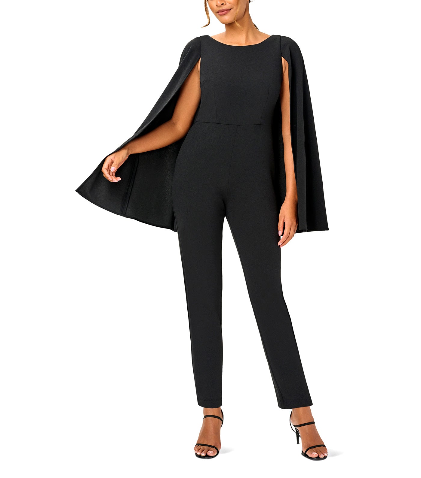 Adrianna papell crepe jumpsuit online