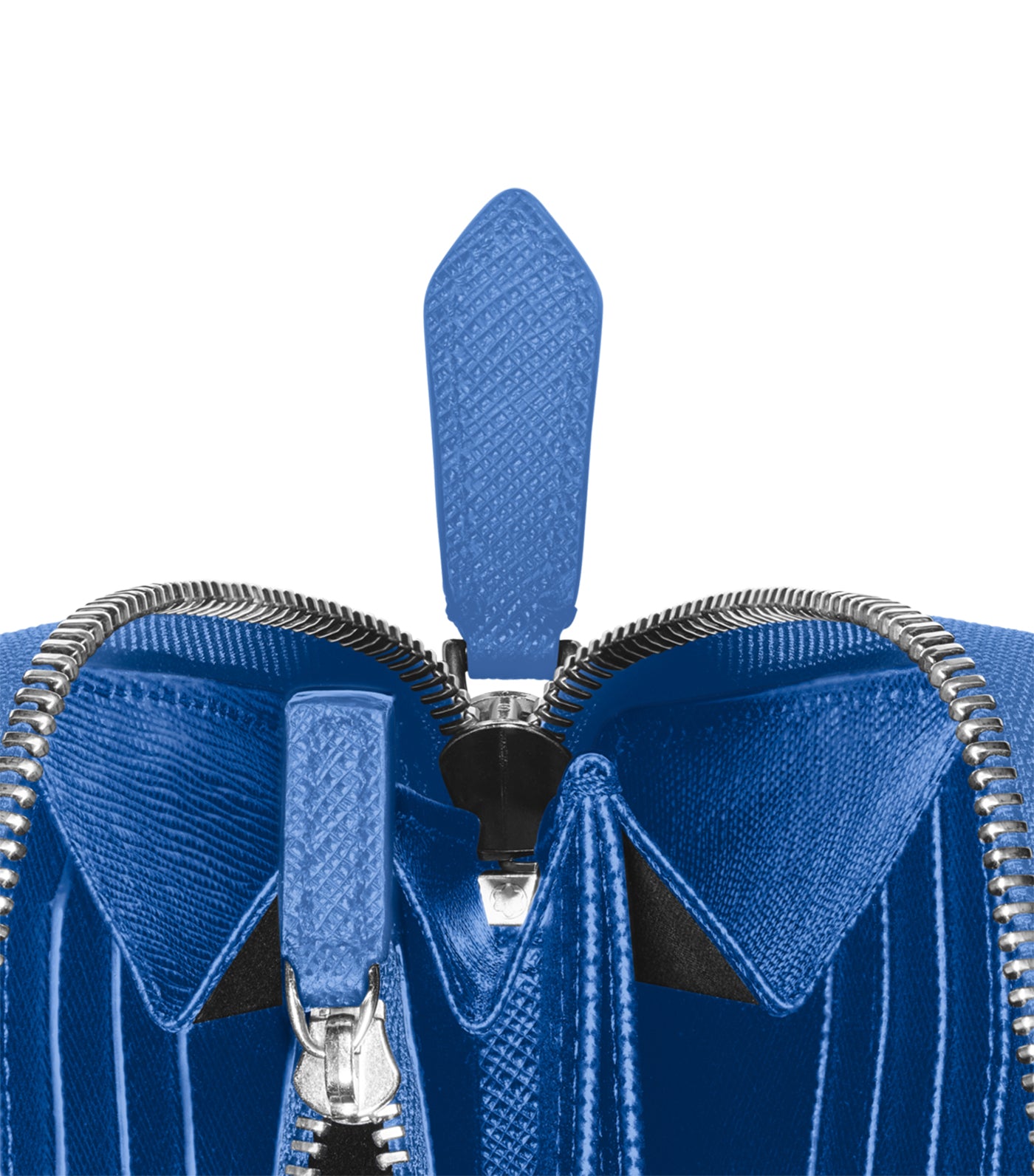 Sartorial Wallet 12cc Zip Around Blue