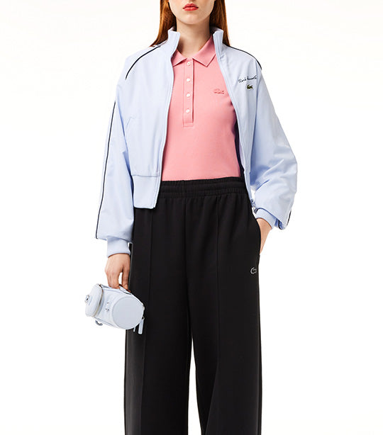 Women's Lacoste Stretch Cotton Piqué Polo Shirt Tourmaline