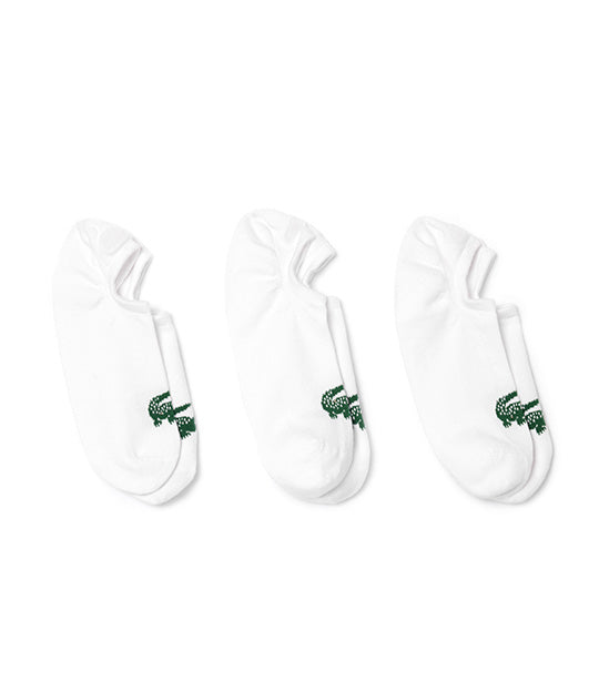 3-Pack Logo Sneaker Socks White