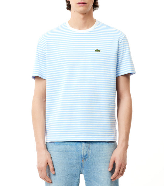 Heavy Cotton Striped T-shirt White/Overview
