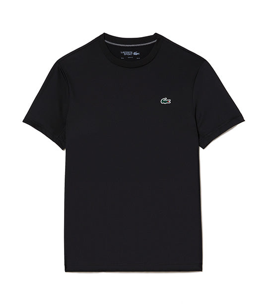 Men’s Lacoste Sport Slim Fit Stretch Jersey T-shirt Black