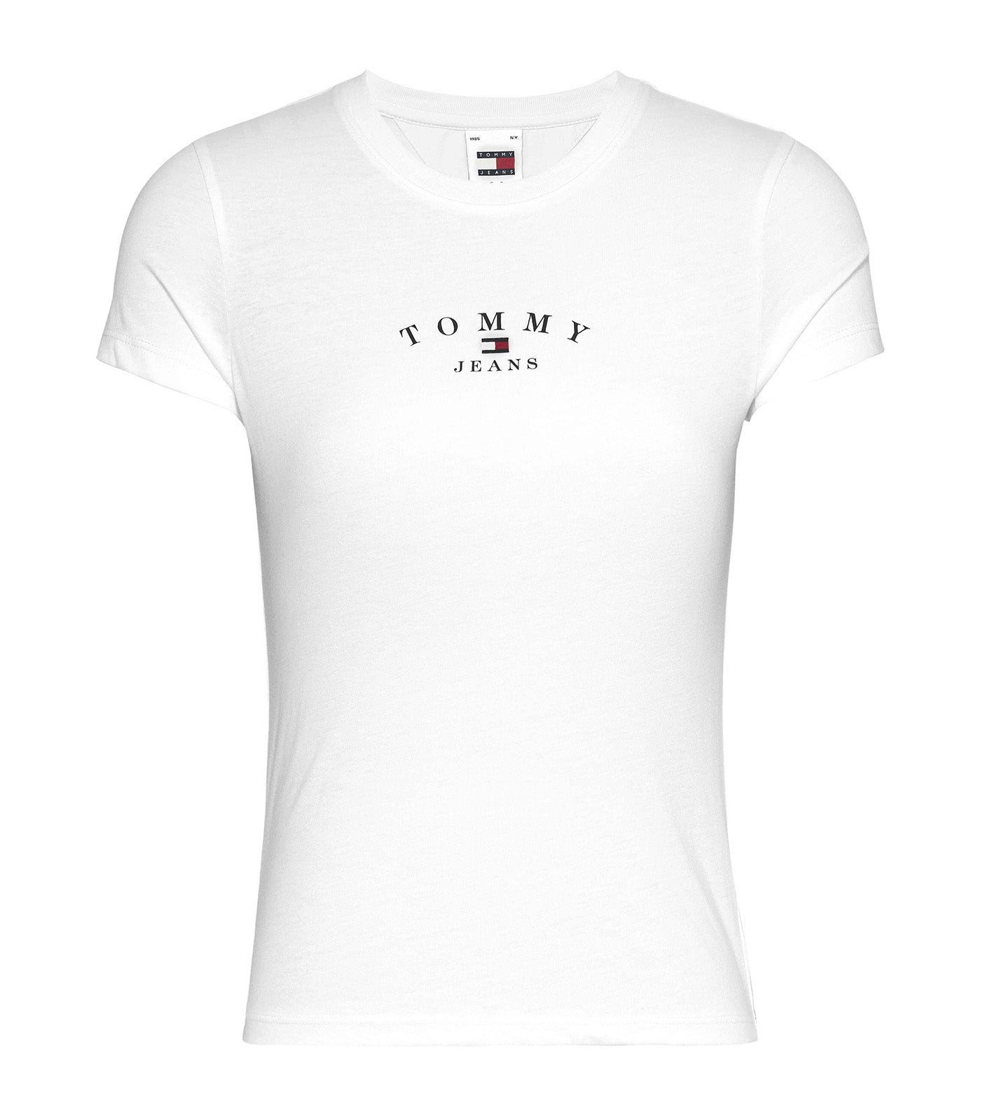 Women's Slim Essential Logo 2 Tee White