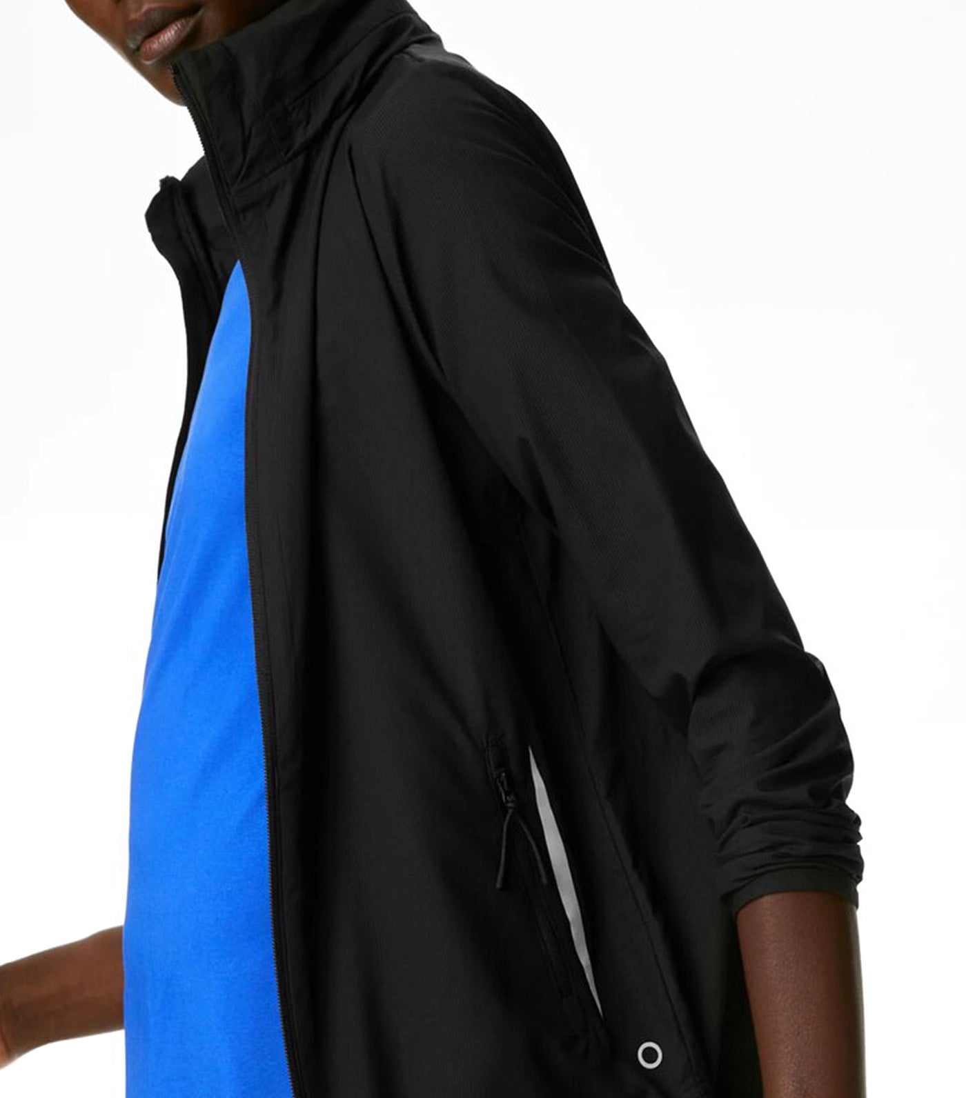 Stormwear™ Packable Hooded Running Jacket Black