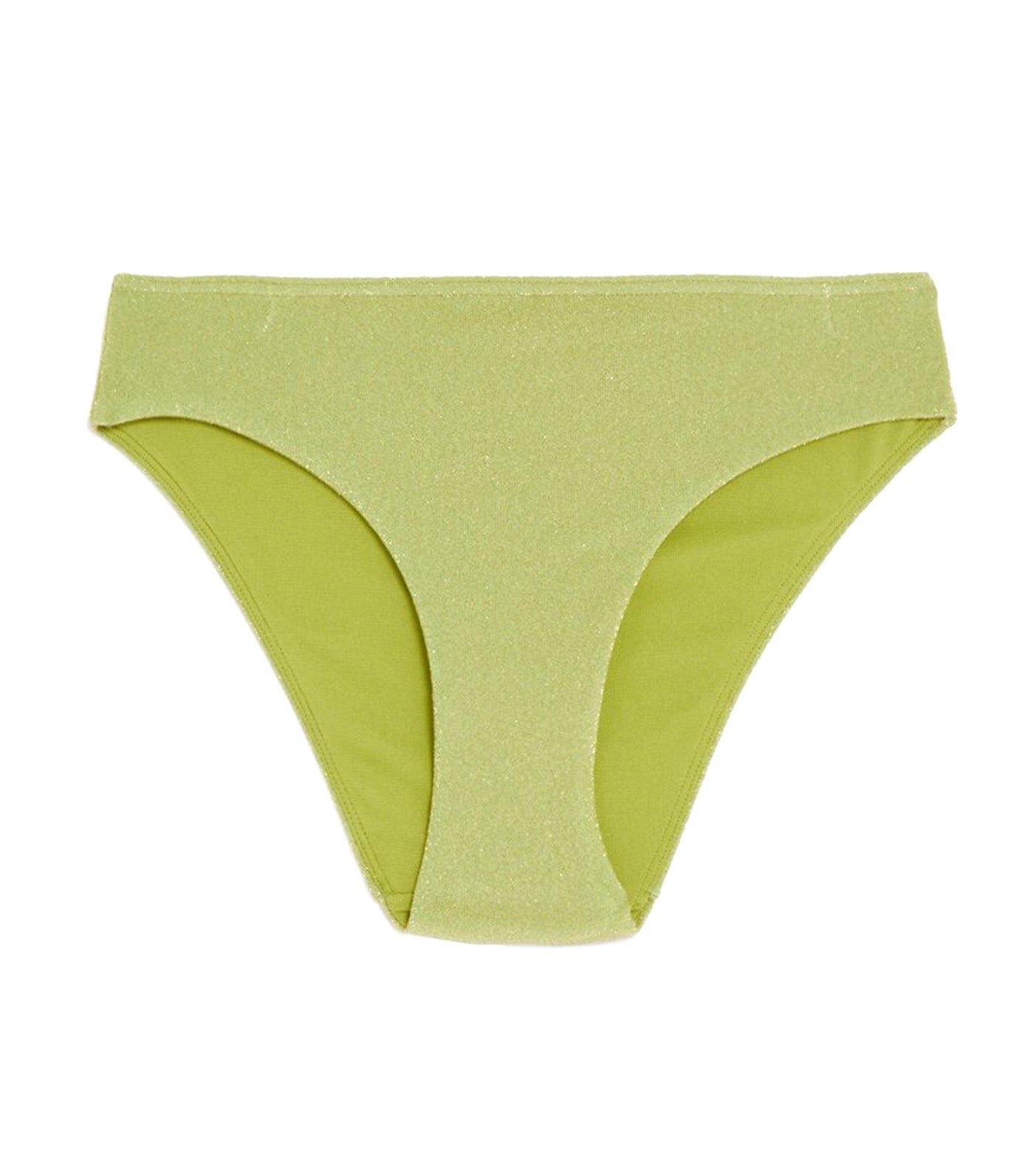 Sparkle High Leg Bikini Bottoms Medium Green
