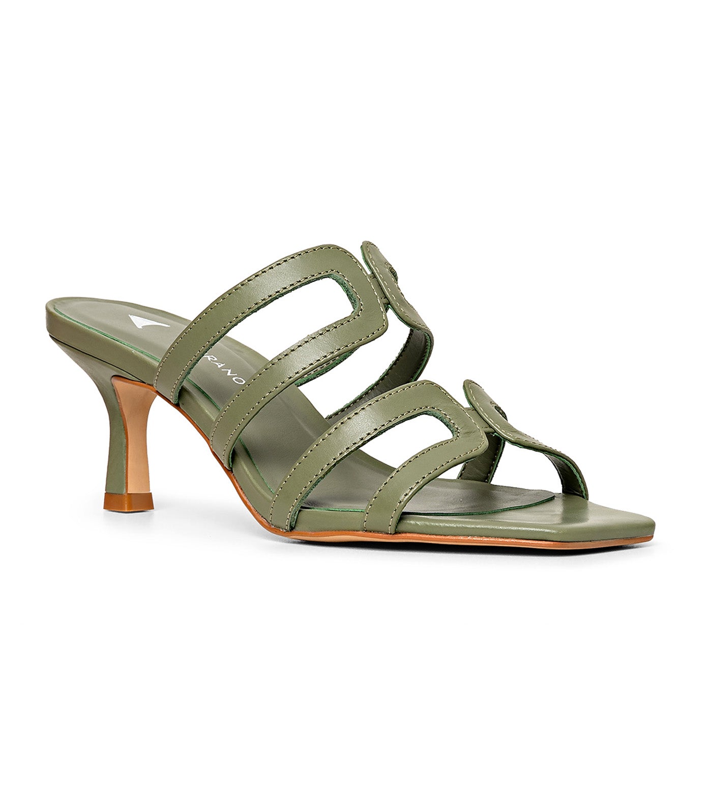 Carrano Heeled Sandals Green
