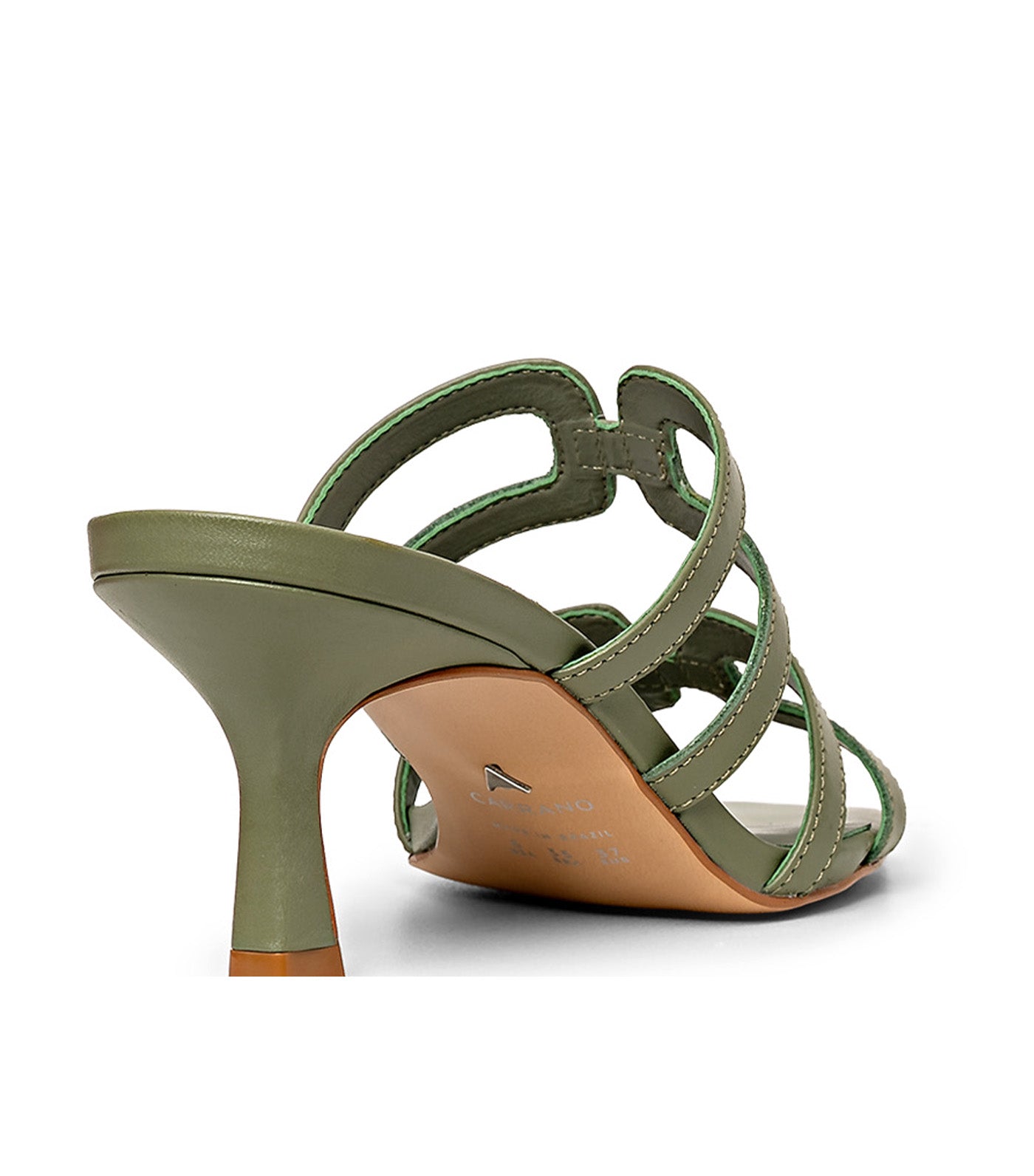 Carrano Heeled Sandals Green