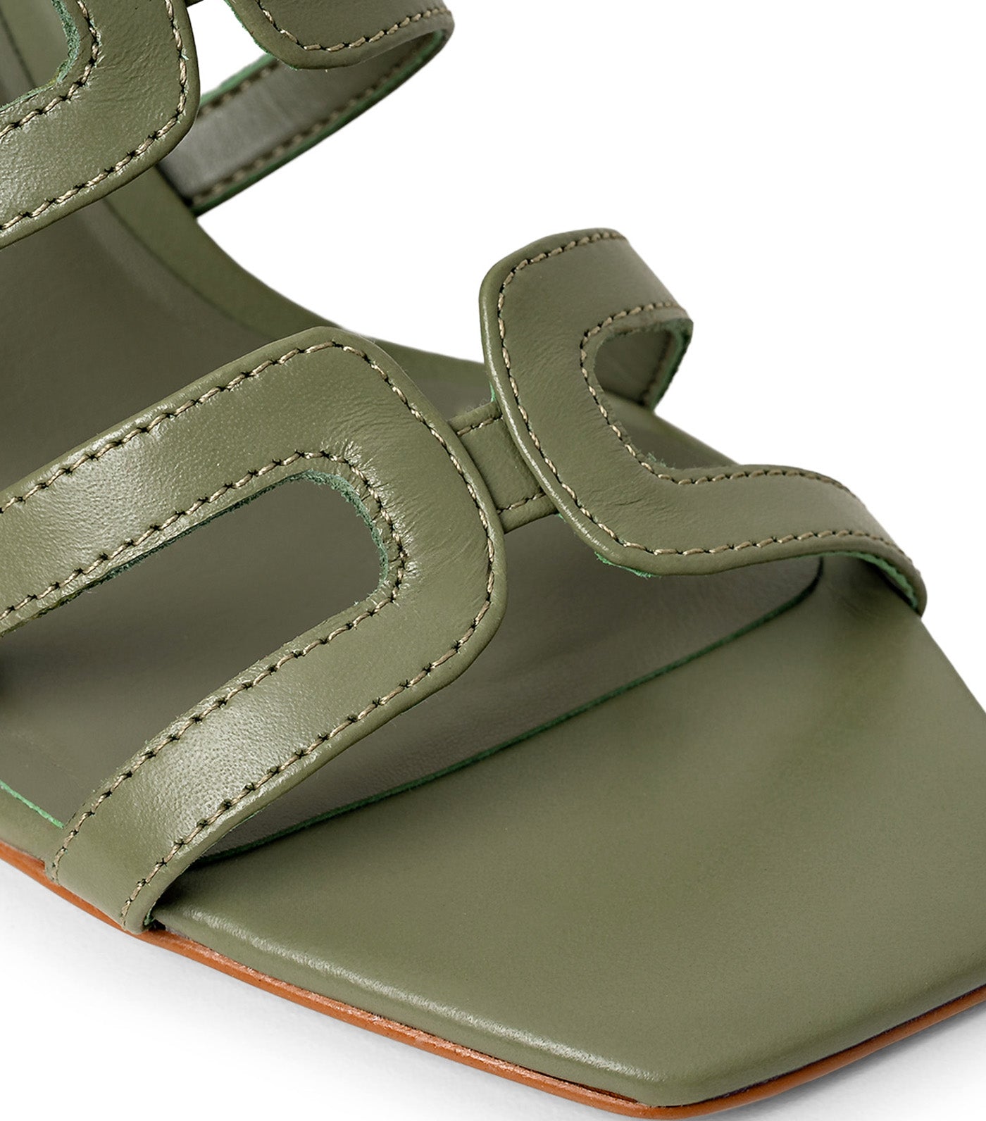 Carrano Heeled Sandals Green