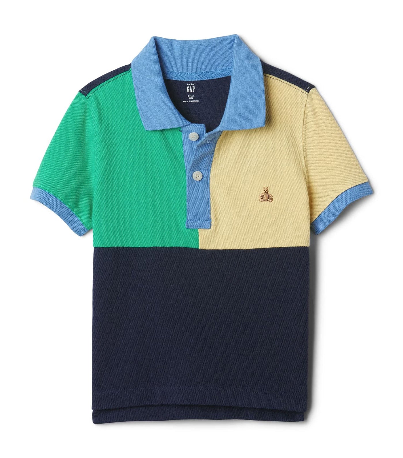 Toddler Polo T-Shirt Colorblock