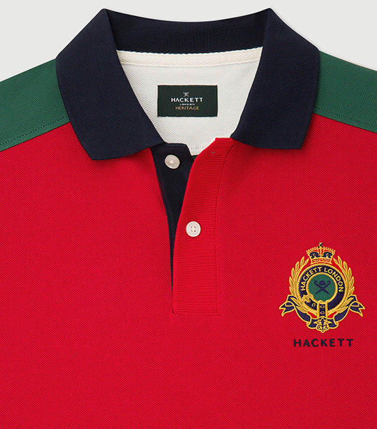 Heritage Multi Polo Red