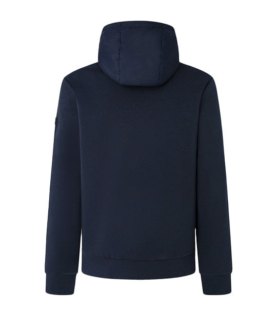 Hackett Sport Logo Hoodie Full Zip Navy