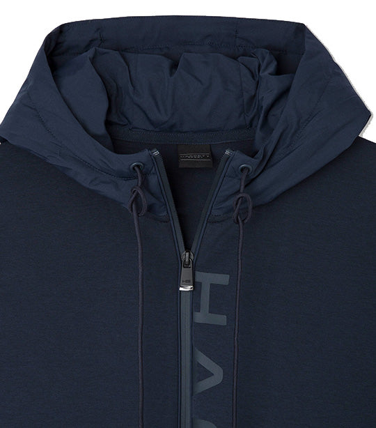 Hackett Sport Logo Hoodie Full Zip Navy