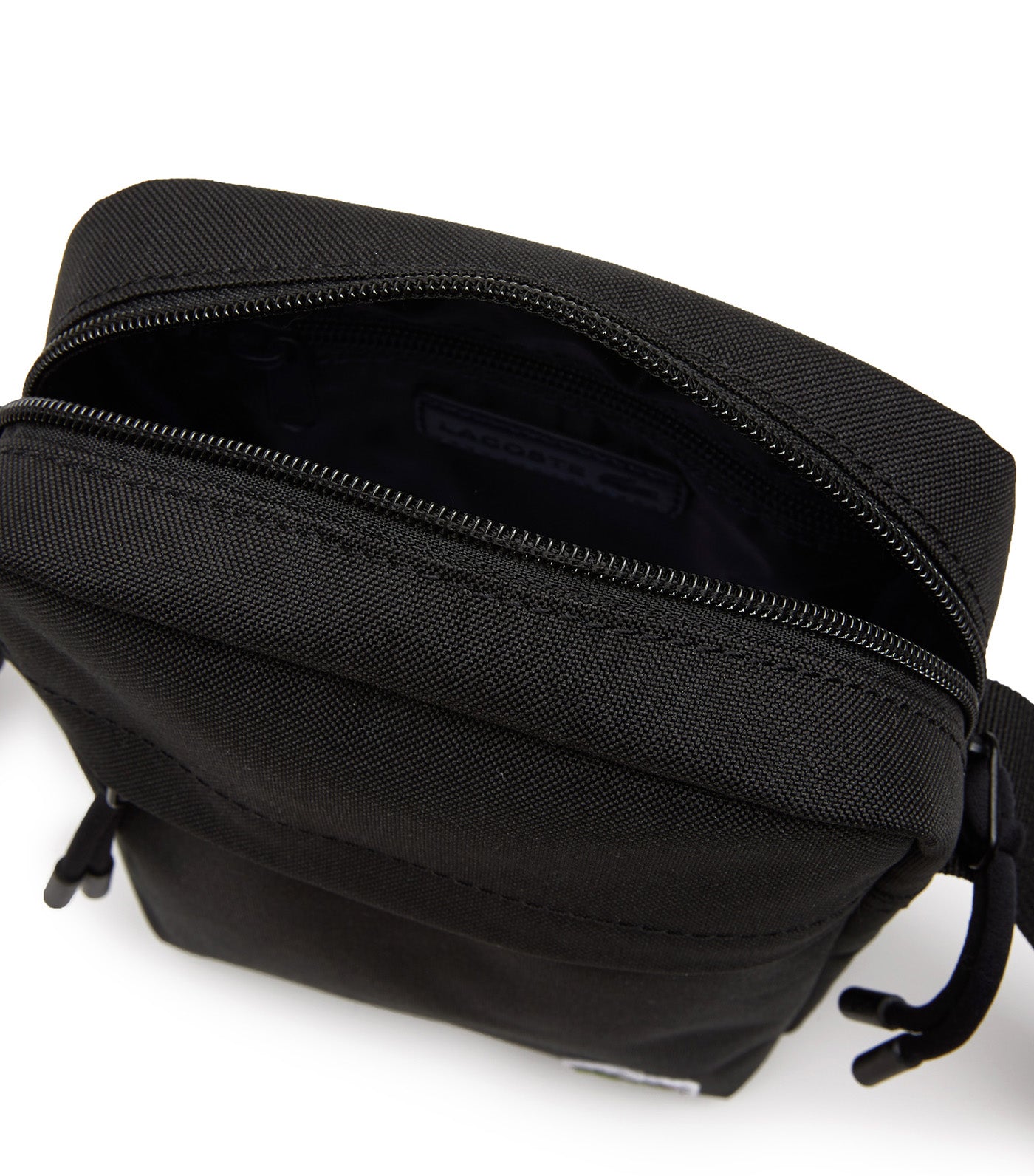 Unisex Lacoste Zip Crossover Bag Noir