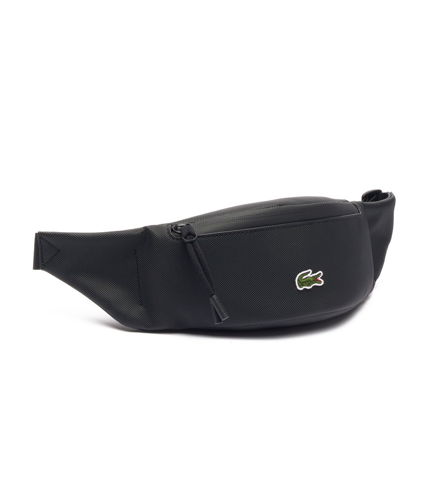 Unisex LCST Coated Canvas Zippered Belt Bag Noir