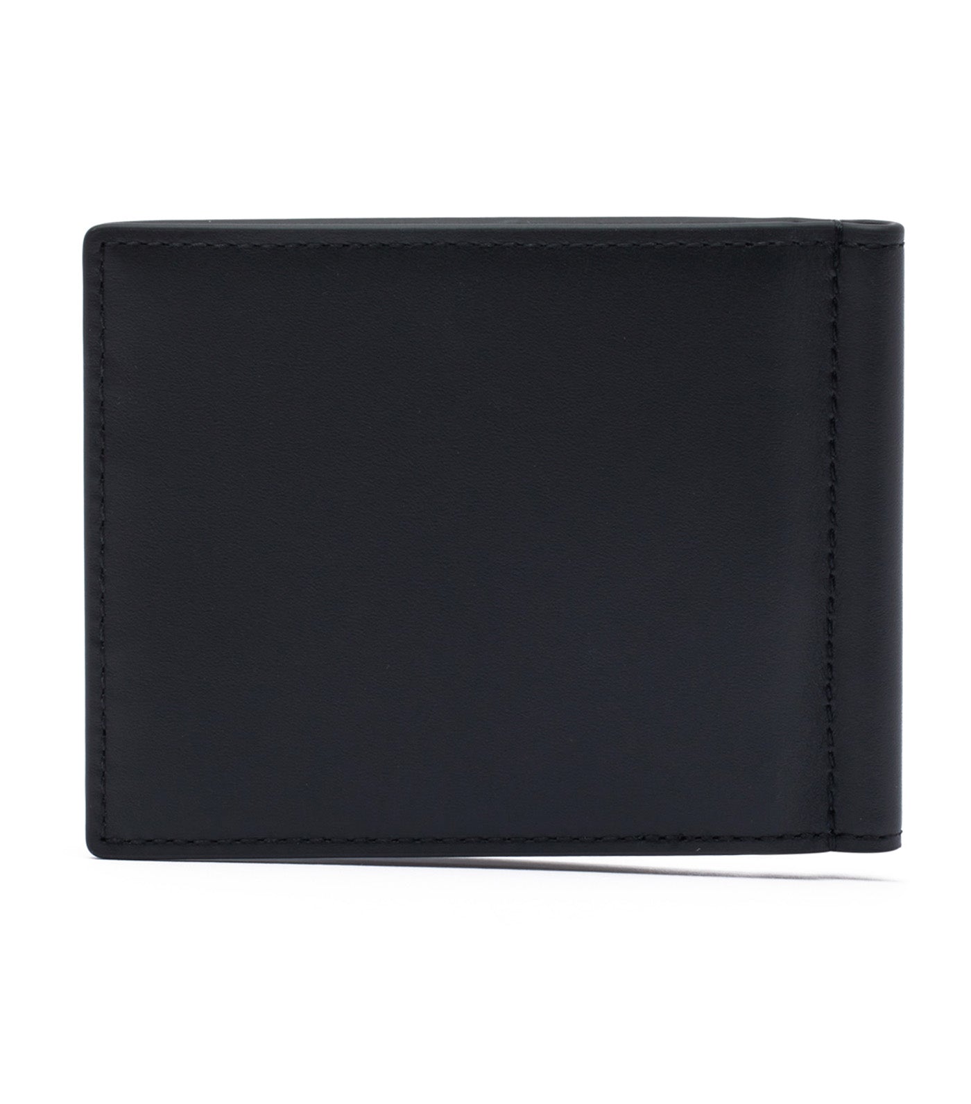 Folding Wallet with Bill Clip Noir