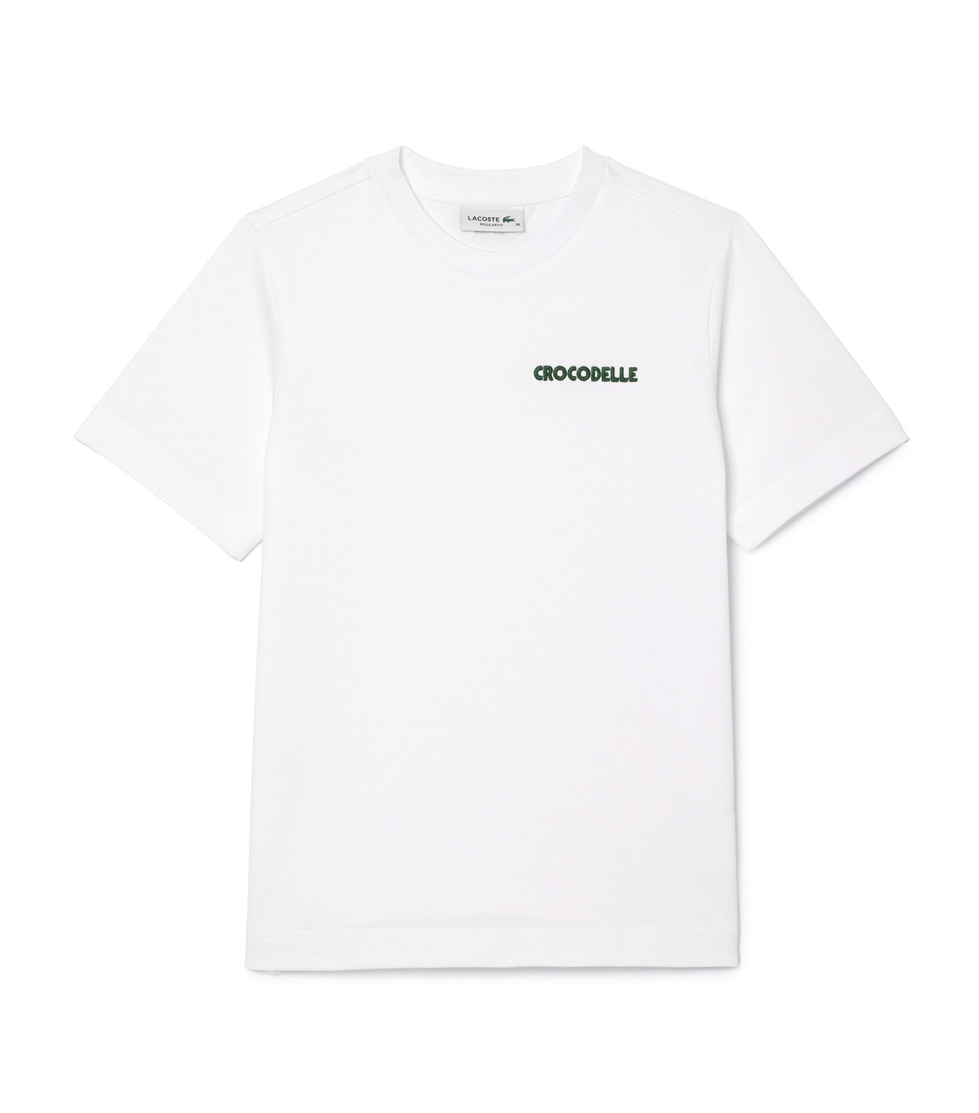 Embroidery Detail Jersey T-shirt White