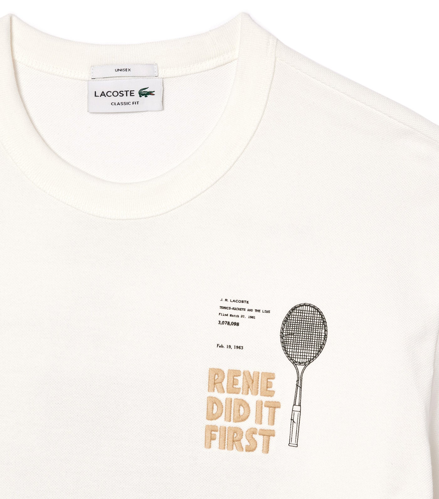 Patent Back Piqué T-shirt Flour/Golf