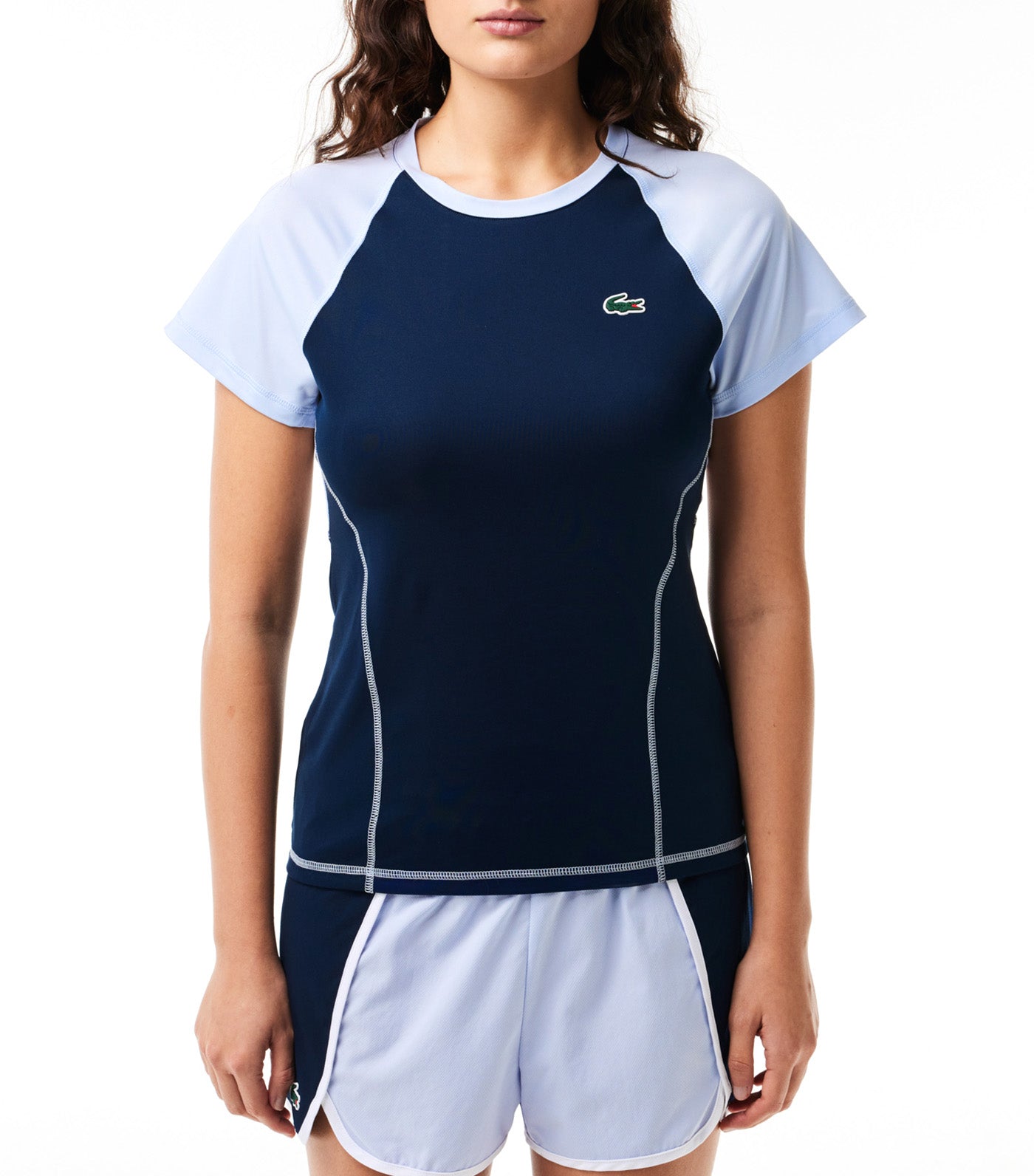 Slim Fit Ultra-Dry Sport Stretch T-shirt Navy Blue/Phoenix Blue