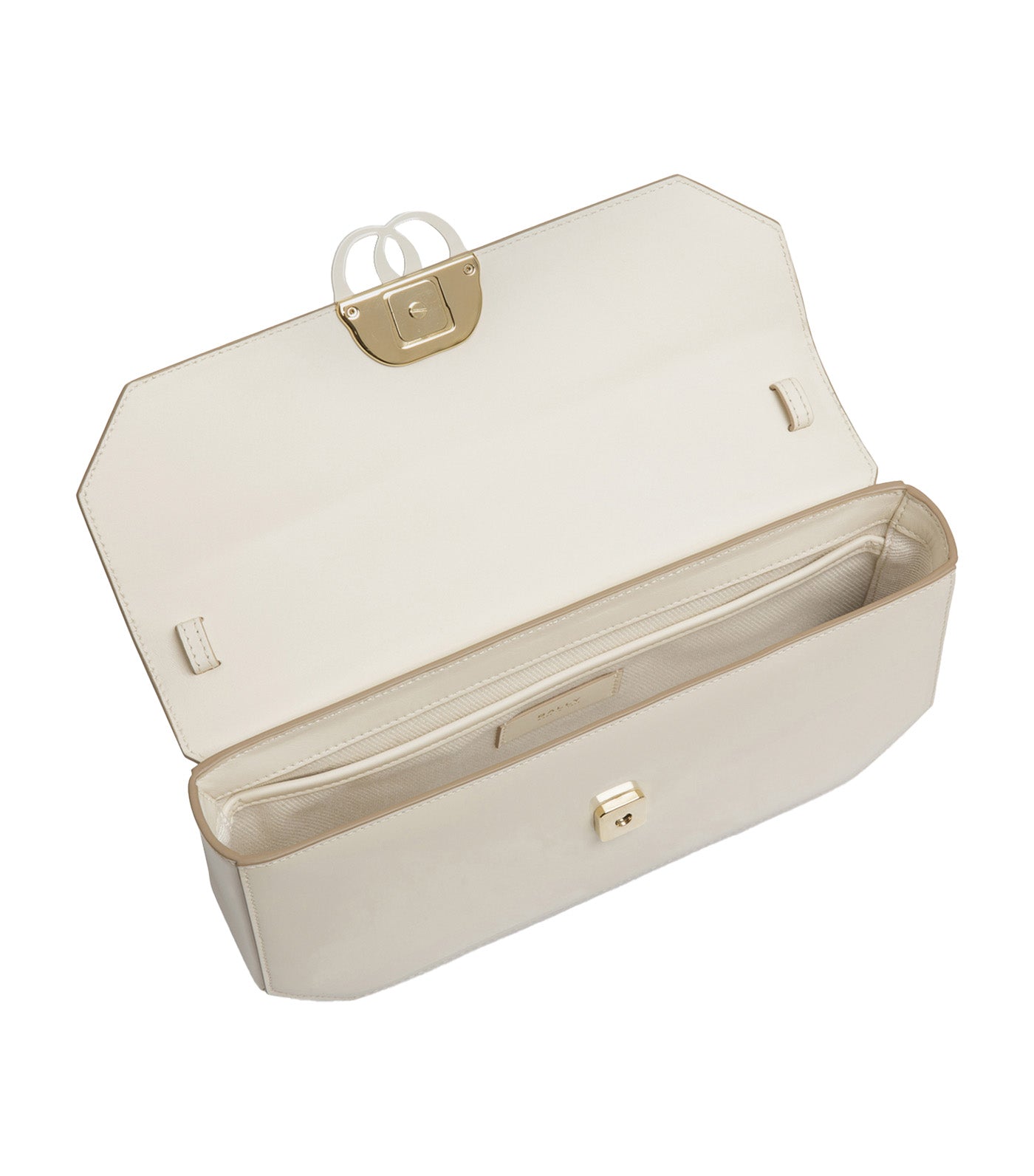 Bally Emblem Folio Shoulder Bag Bone | Rustan's