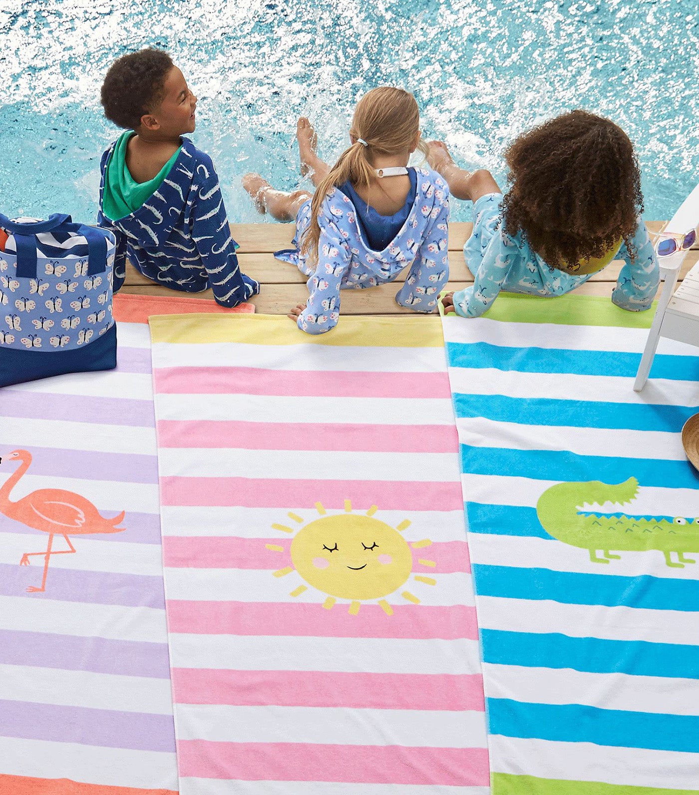 Pottery barn childrens beach towels sale