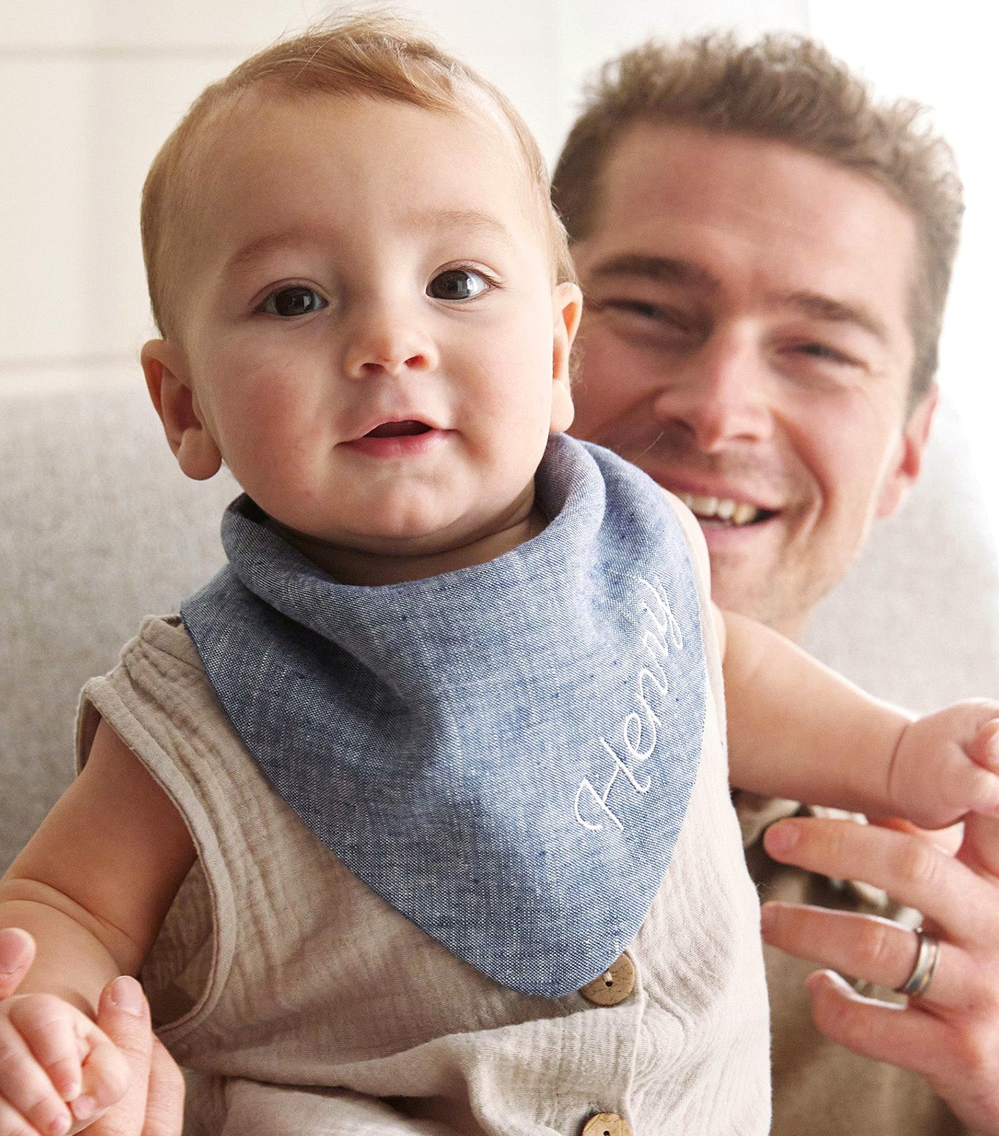 Linen Bandana Bib