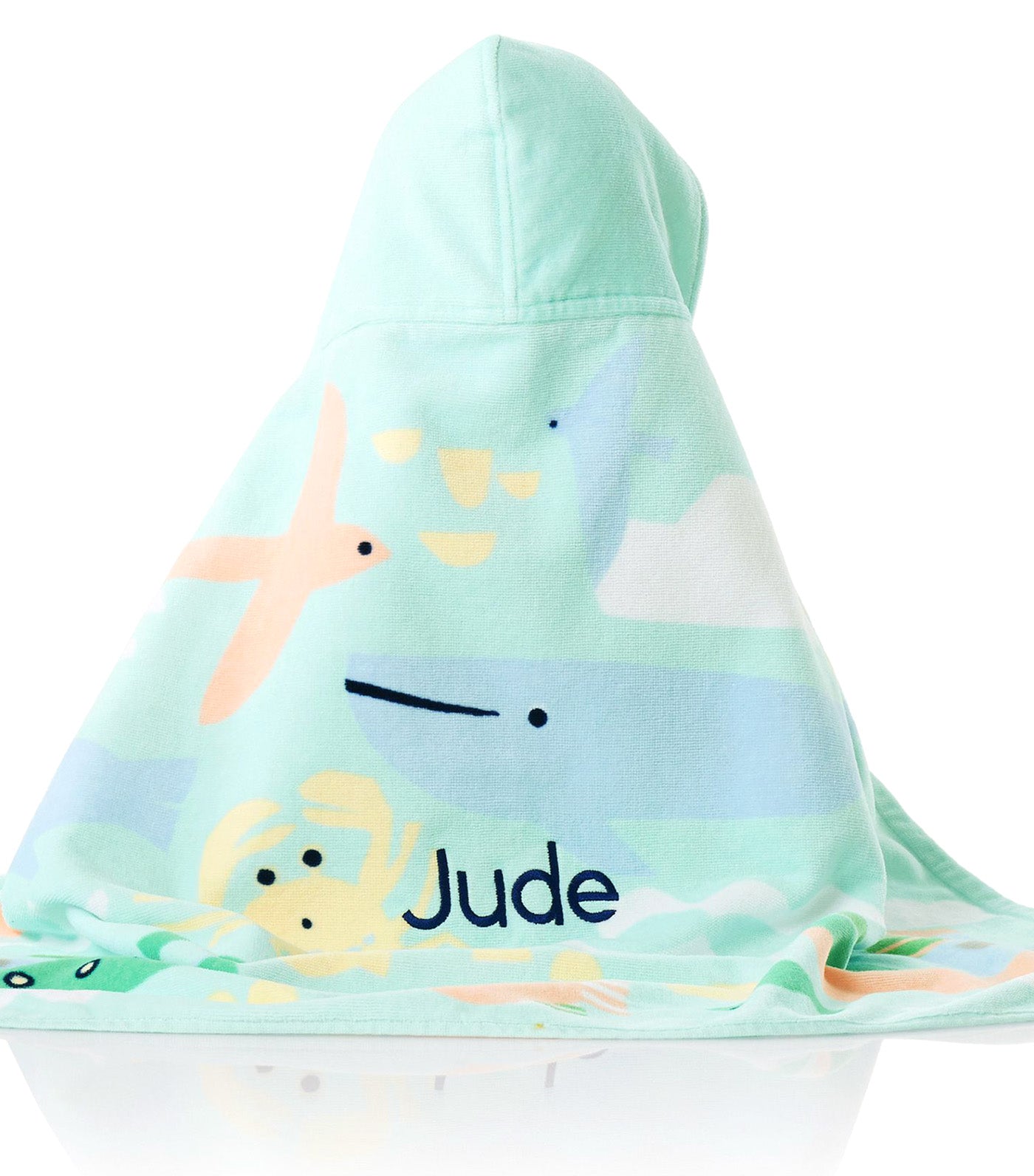 Deep Sea Baby Beach Hooded Towel