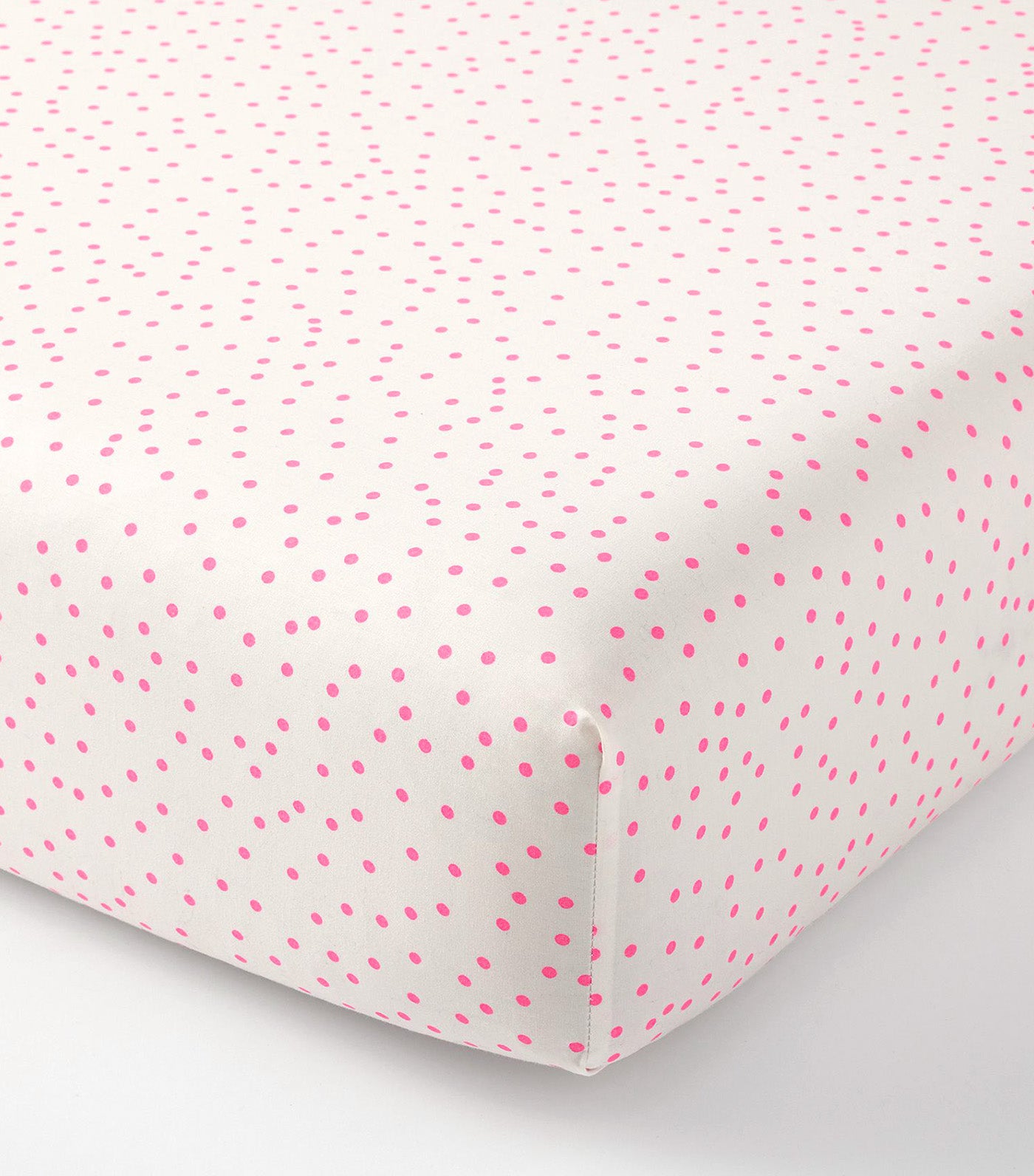 Monique Lhuillier Neon Dots Organic Crib Fitted Sheet