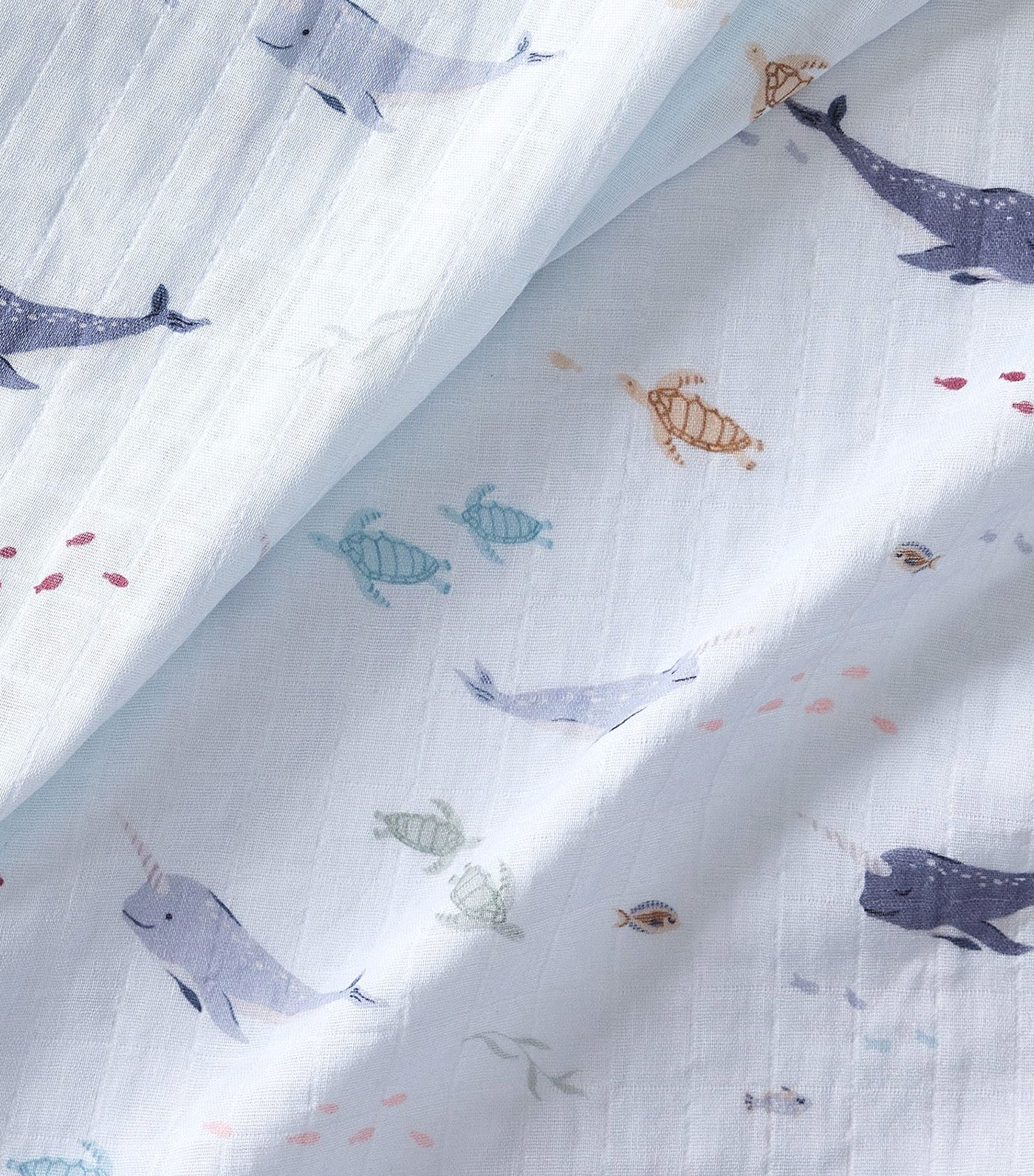 Narwhal Organic Muslin Swaddle