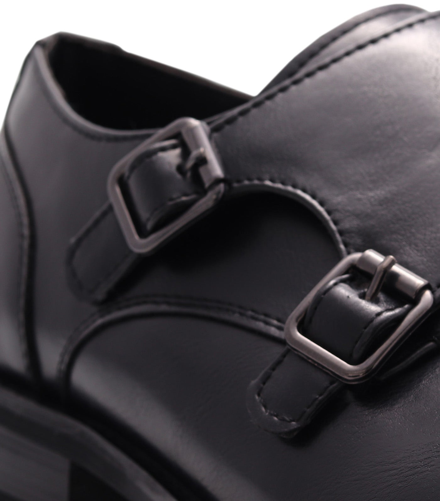 Marquee Double Monk Strap Black