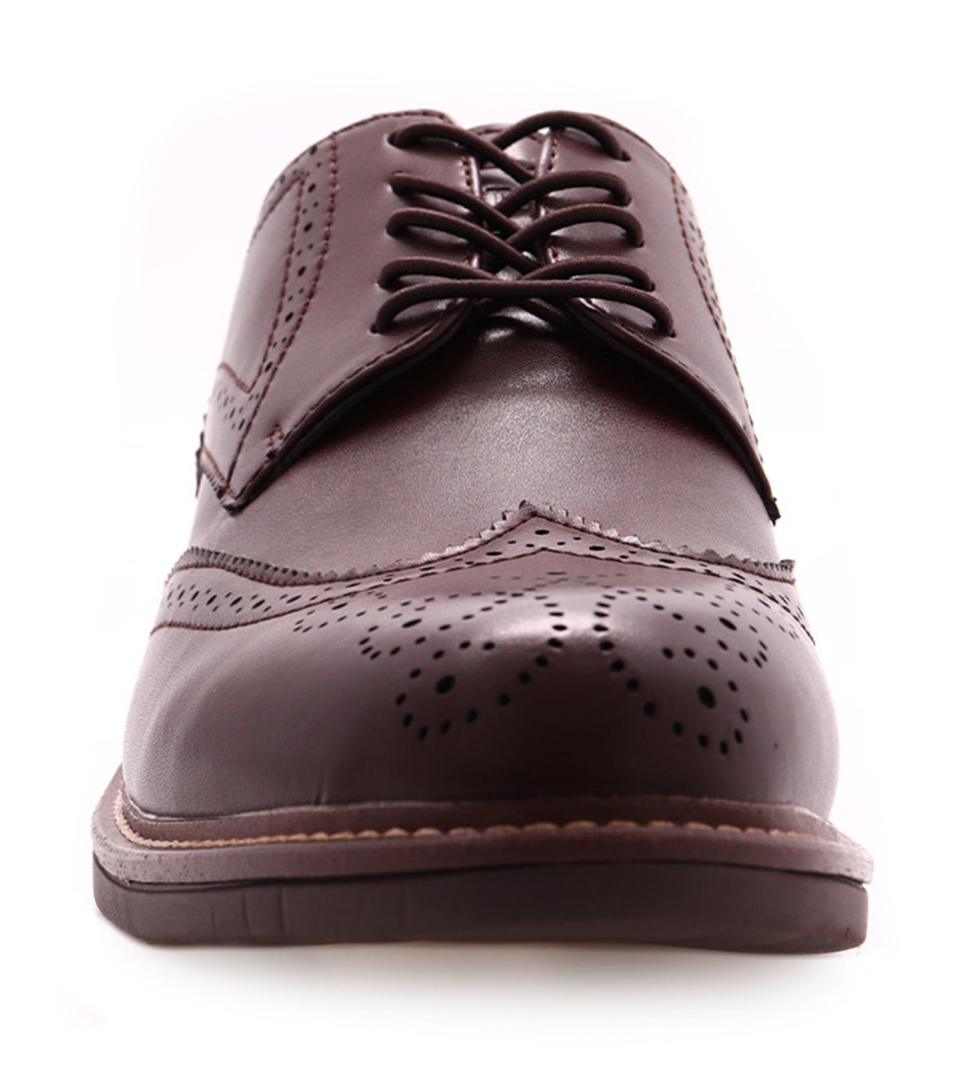 The Flex Brogue Lace Up Coffee