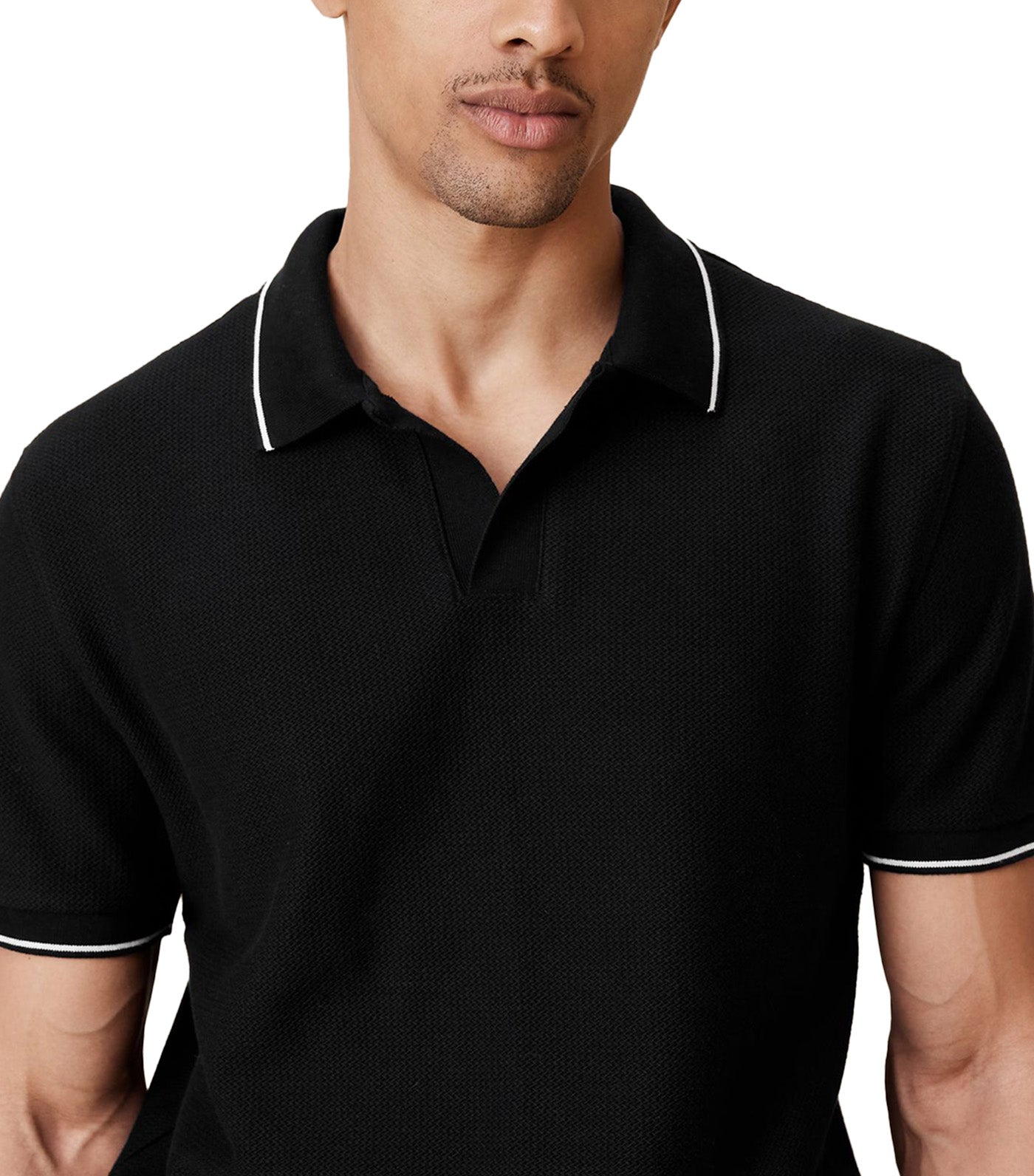 Banana republic black polo best sale