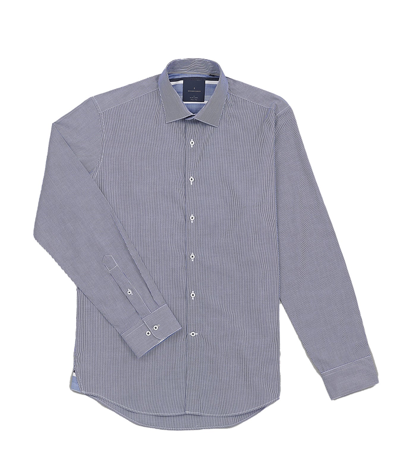 Takashi Shirt Navy Stripe