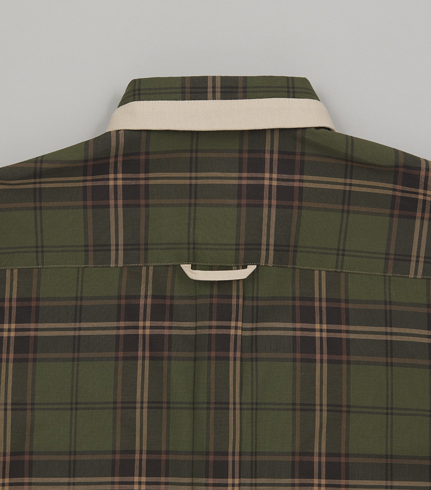 Fukasawa Plaid Shirt Dark Olive