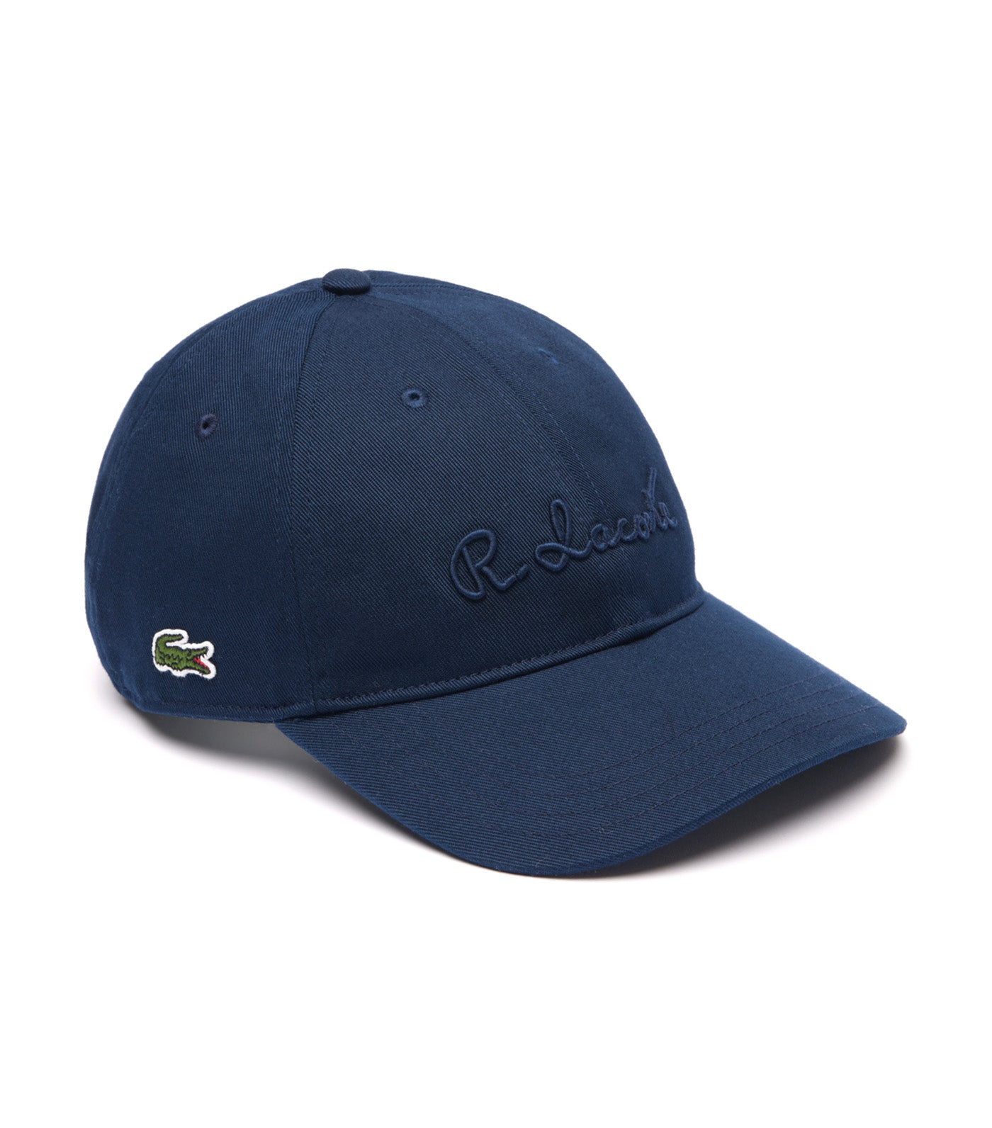 R. Lacoste 3D Embroidered Cap Navy Blue