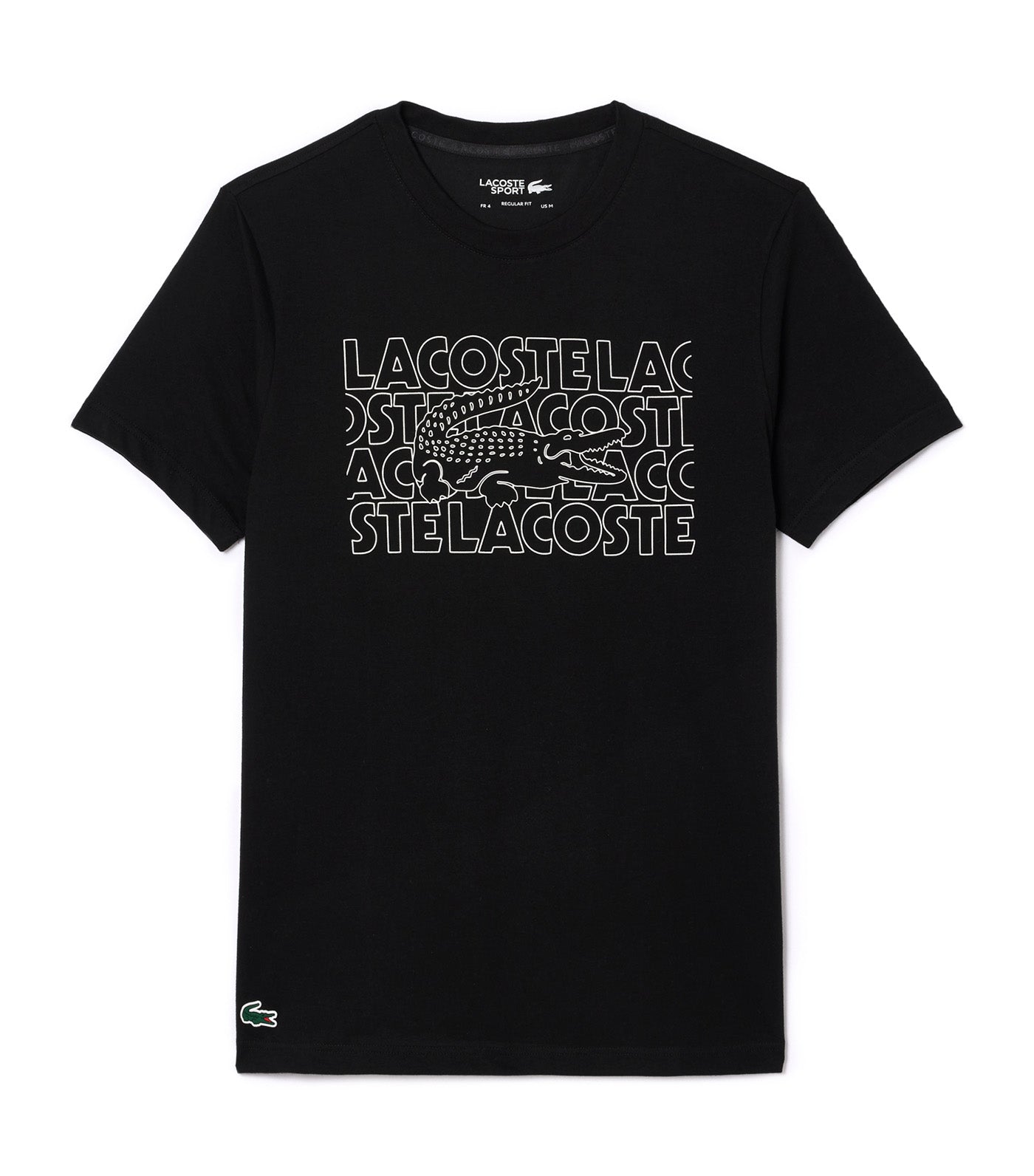 Ultra-Dry Printed Sport T-Shirt Black