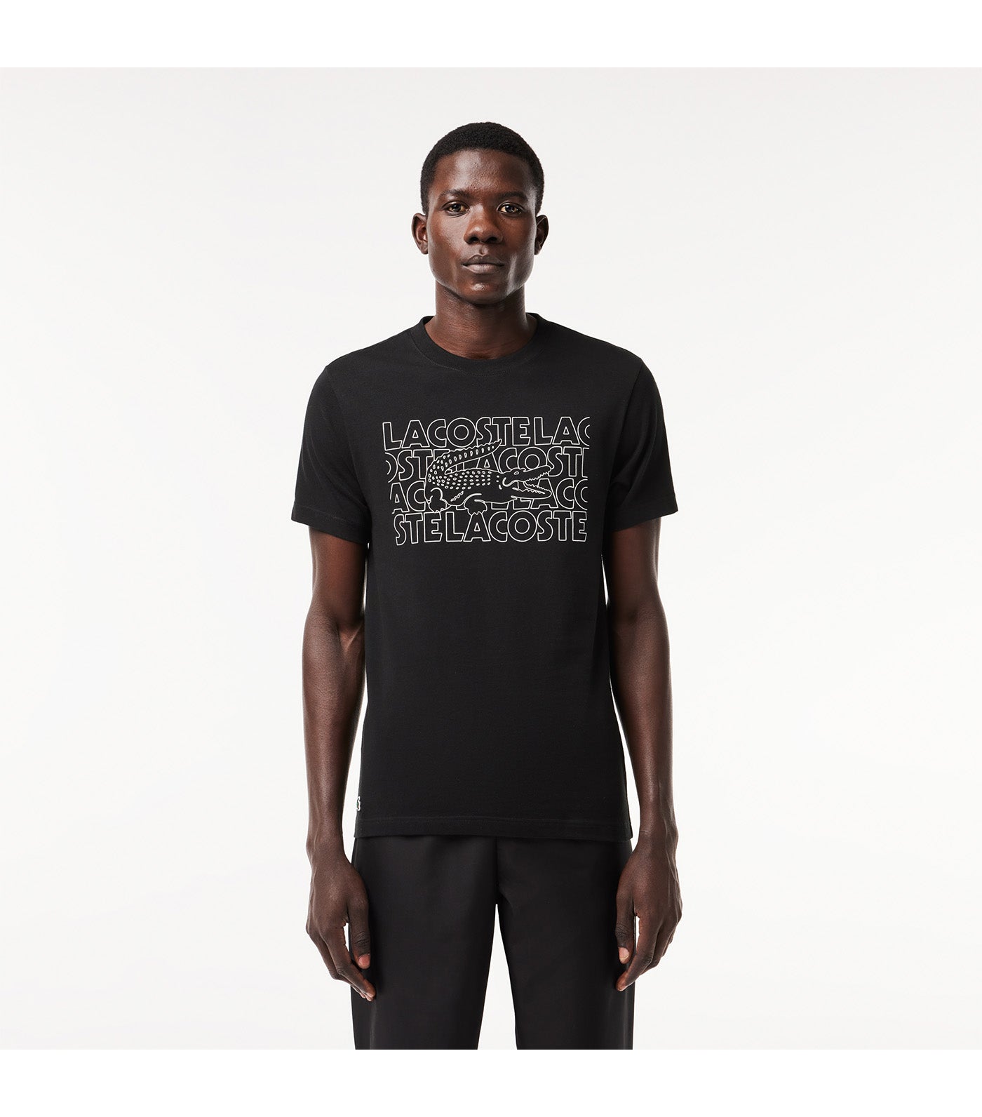 Ultra-Dry Printed Sport T-Shirt Black