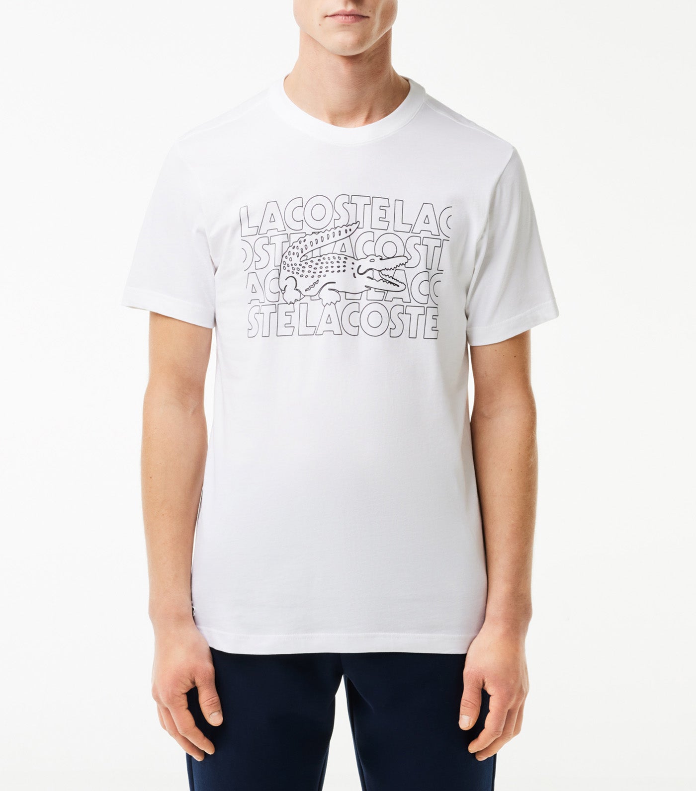 Ultra-Dry Printed Sport T-Shirt White
