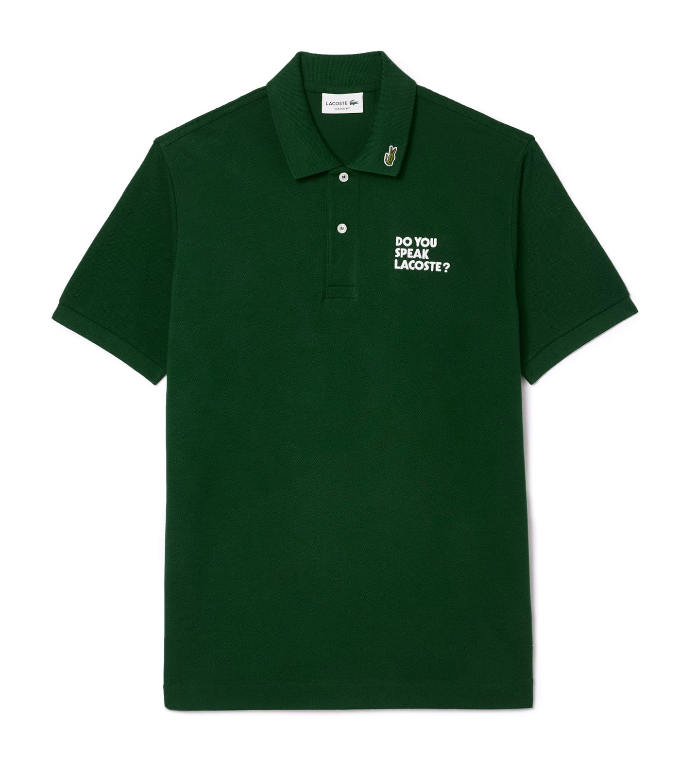 Lacoste green polo shirt hotsell