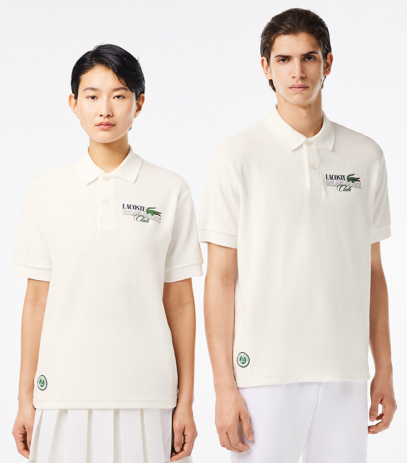 Roland Garros Edition Terry Polo Shirt Flour