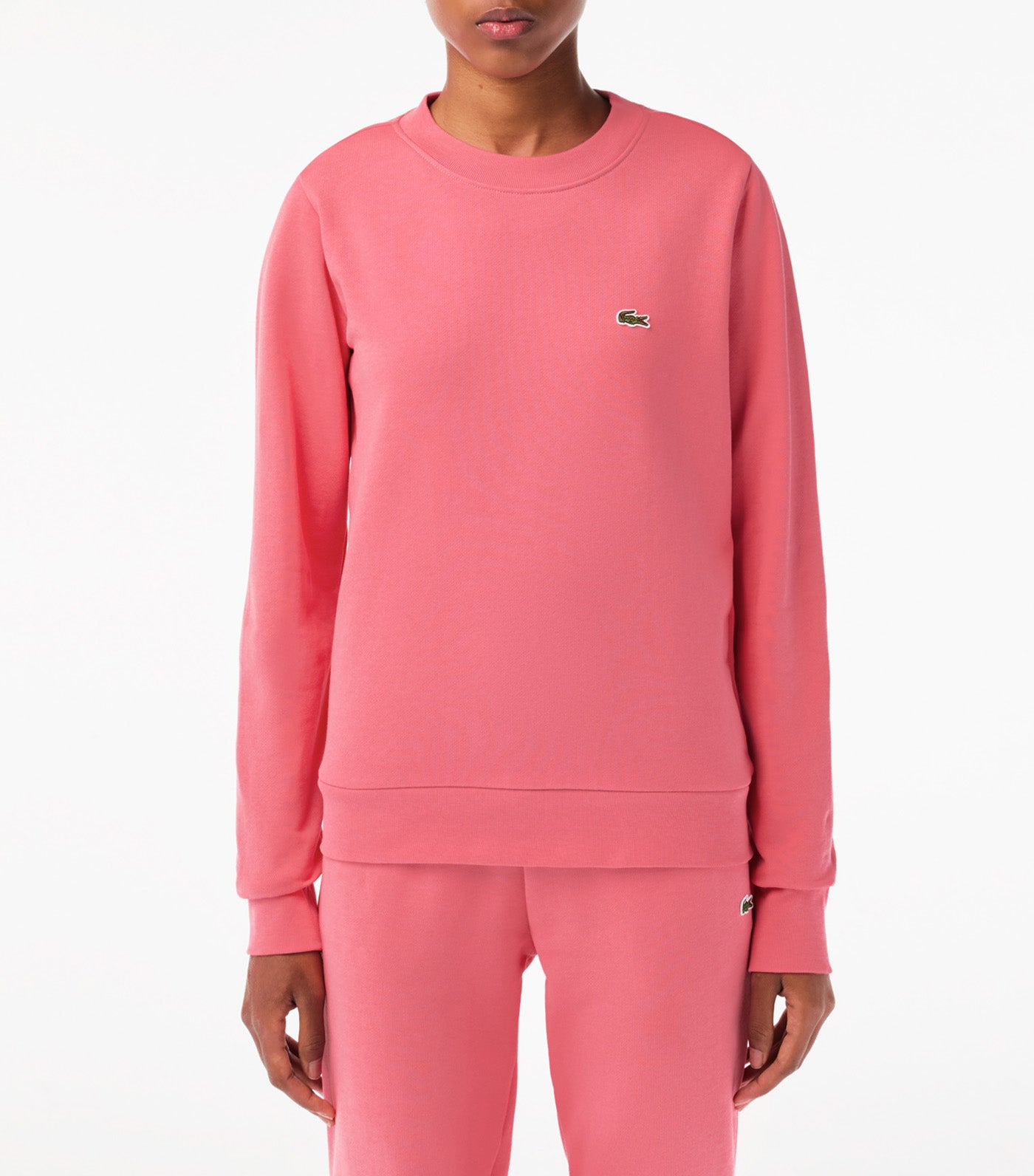Women's Lacoste Color-block Unbrushed Fleece Sweatshirt