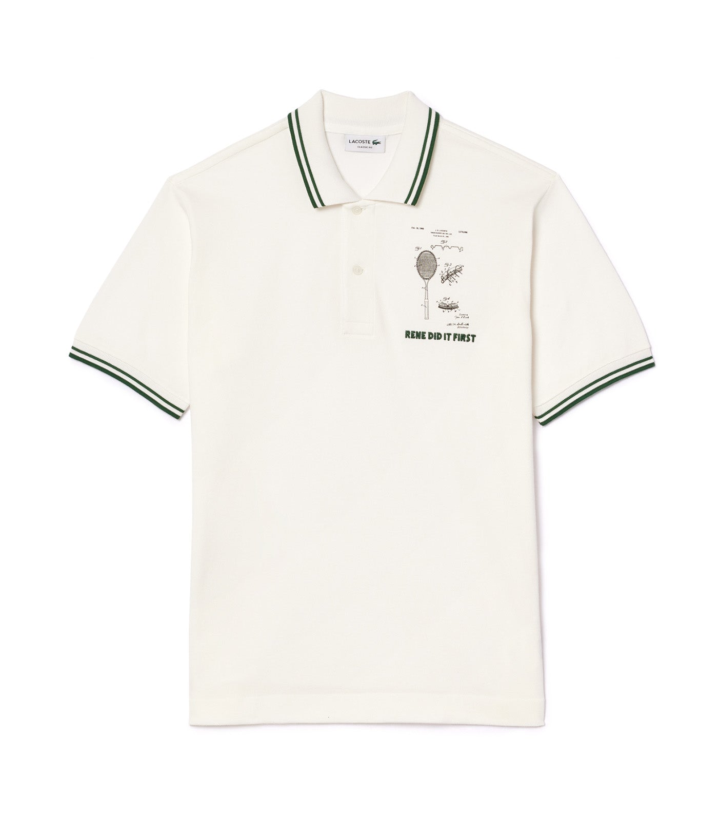 Original L.12.12 Embroidered Patent Cotton Polo Shirt