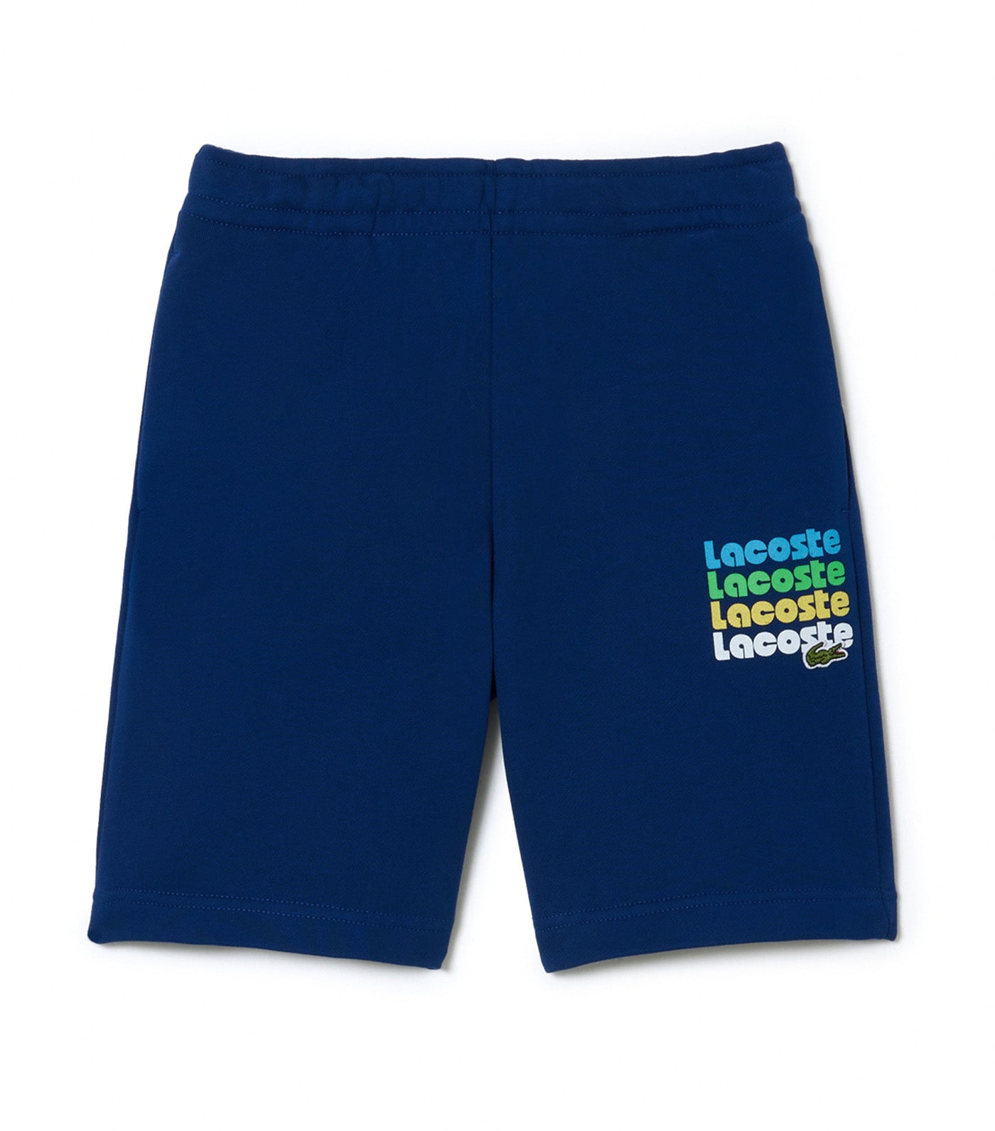 Lacoste fleece shorts blue best sale