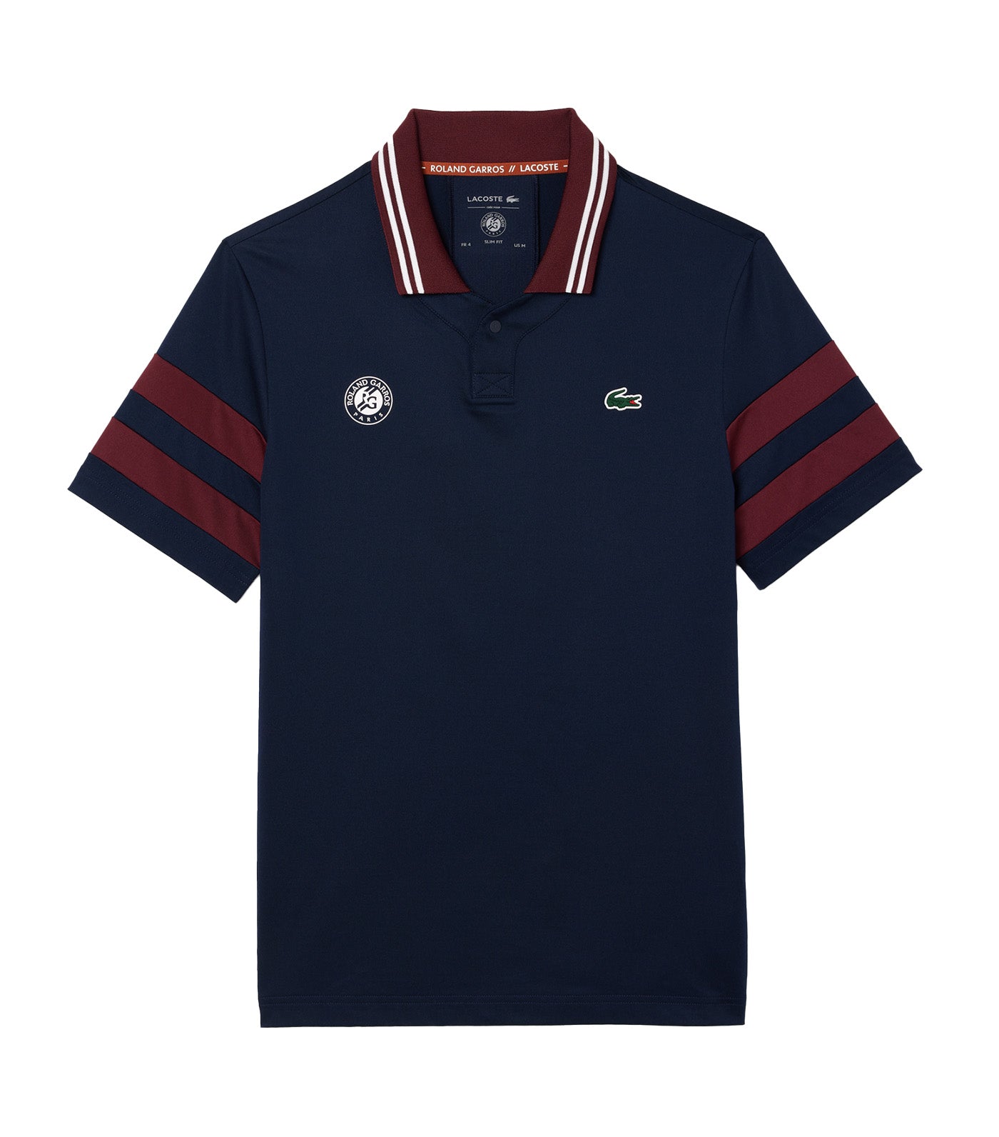 Roland Garros Edition Daniil Medvedev Sport Tennis Polo Shirt Navy Blue/Spleen-White