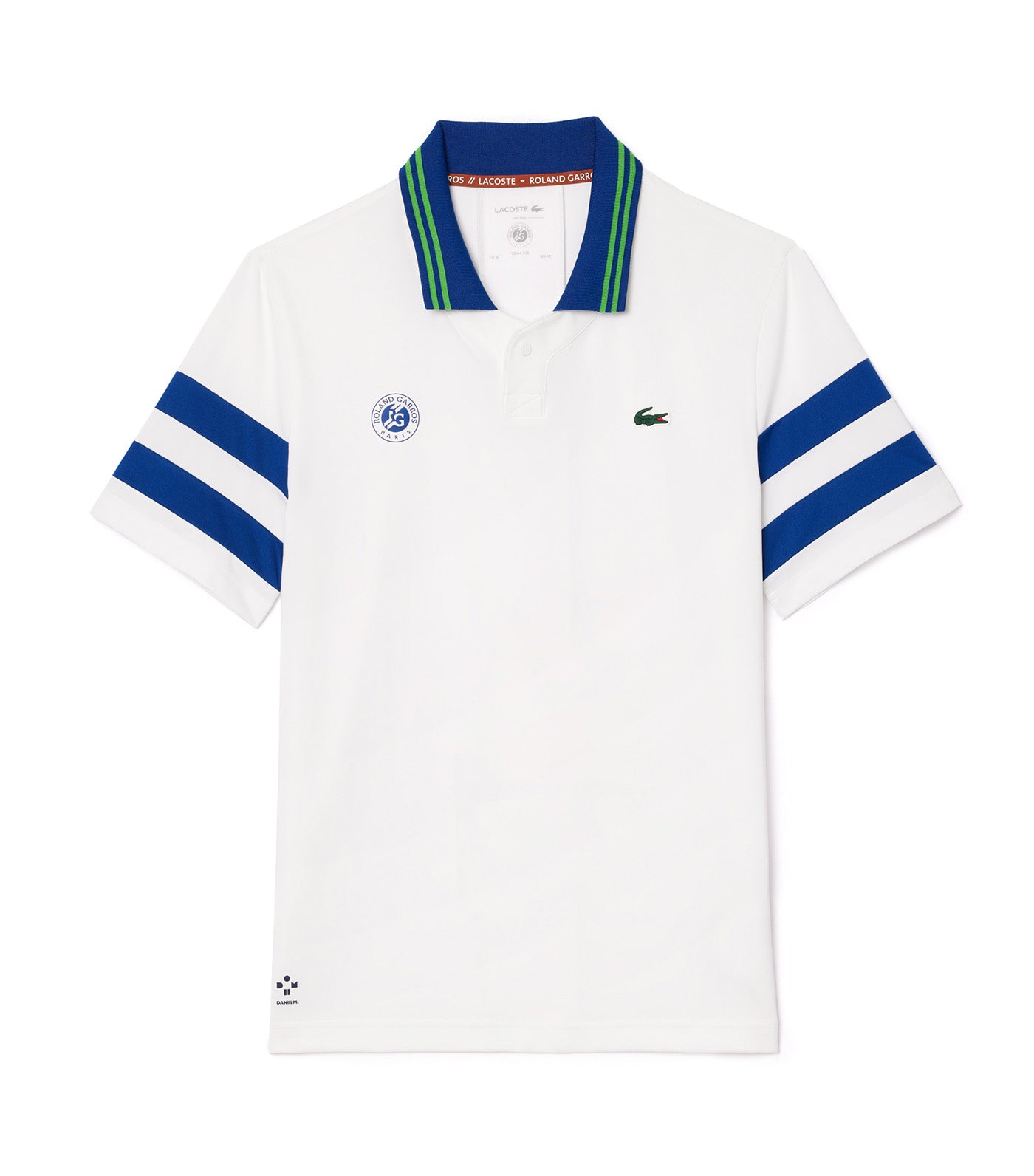Roland Garros Edition Daniil Medvedev Sport Tennis Polo Shirt White/Captain-Sorrel