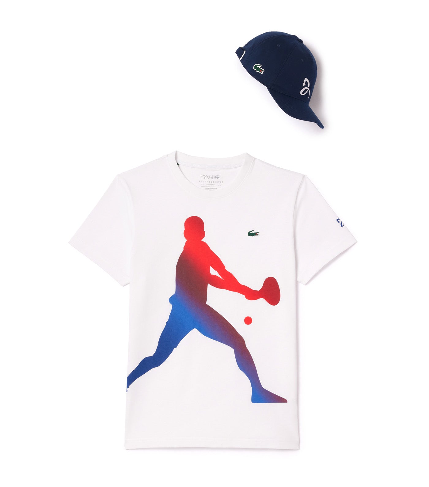 Lacoste Tennis X Novak Djokovic T-Shirt And Cap Set White