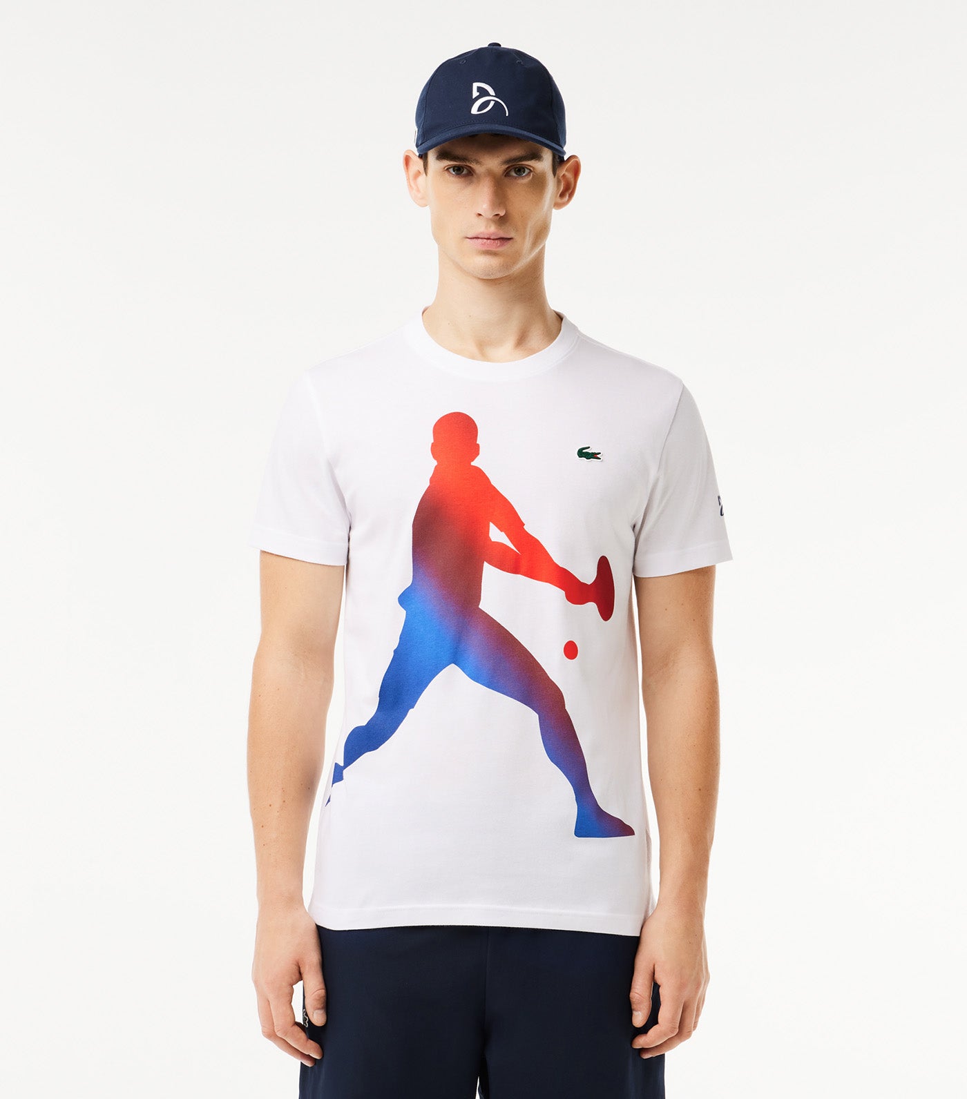 Lacoste Tennis X Novak Djokovic T-Shirt And Cap Set White