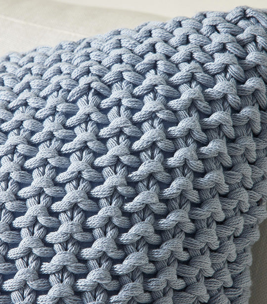 Bayside Seed Stitch Pillow Cover